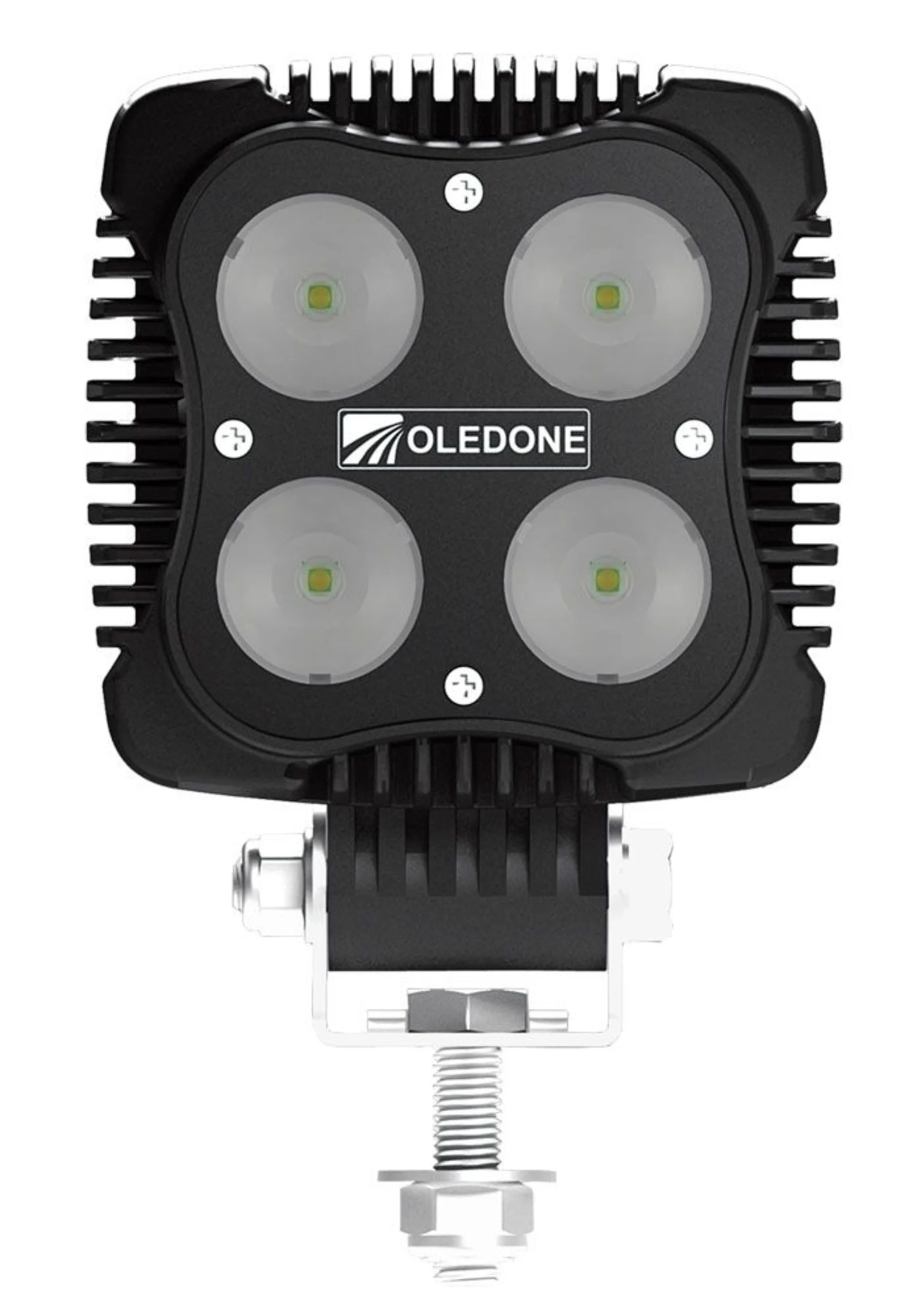 OLEDONE - LED-Arbeitsscheinw. 12/24 V 105 x 105 mm, 2’350 Lumen, IP68, 9 - 50 V, 29 W, Eurobeam 25°