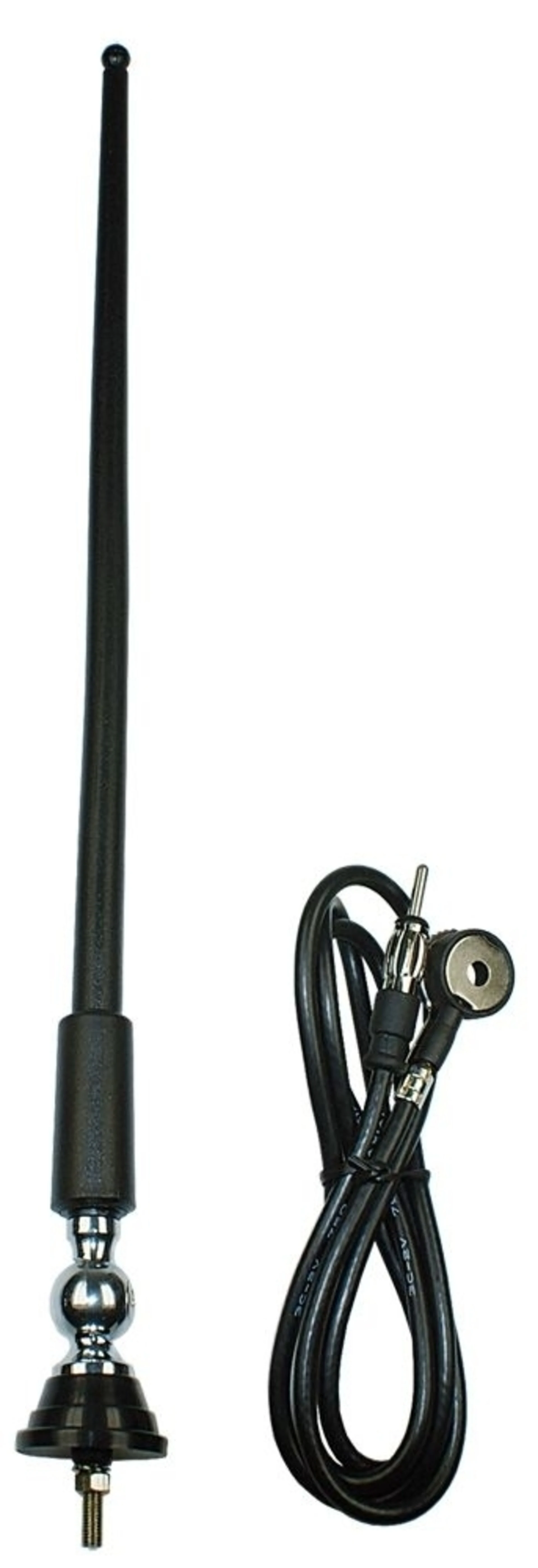 Gummi-Antenne universal, DAB+ready Mast-Länge: 405mm, Kabel: 1270mm Gummi-Antenne universal, DAB+ready Mast-Länge: 405mm, Kabel: 1270mm