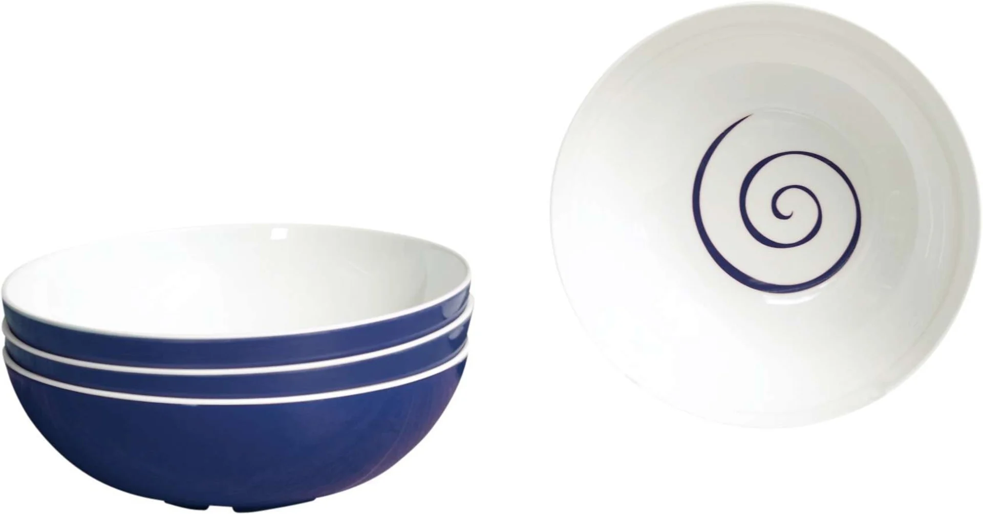 Gimex Twist Müslischale 4er Set Blau