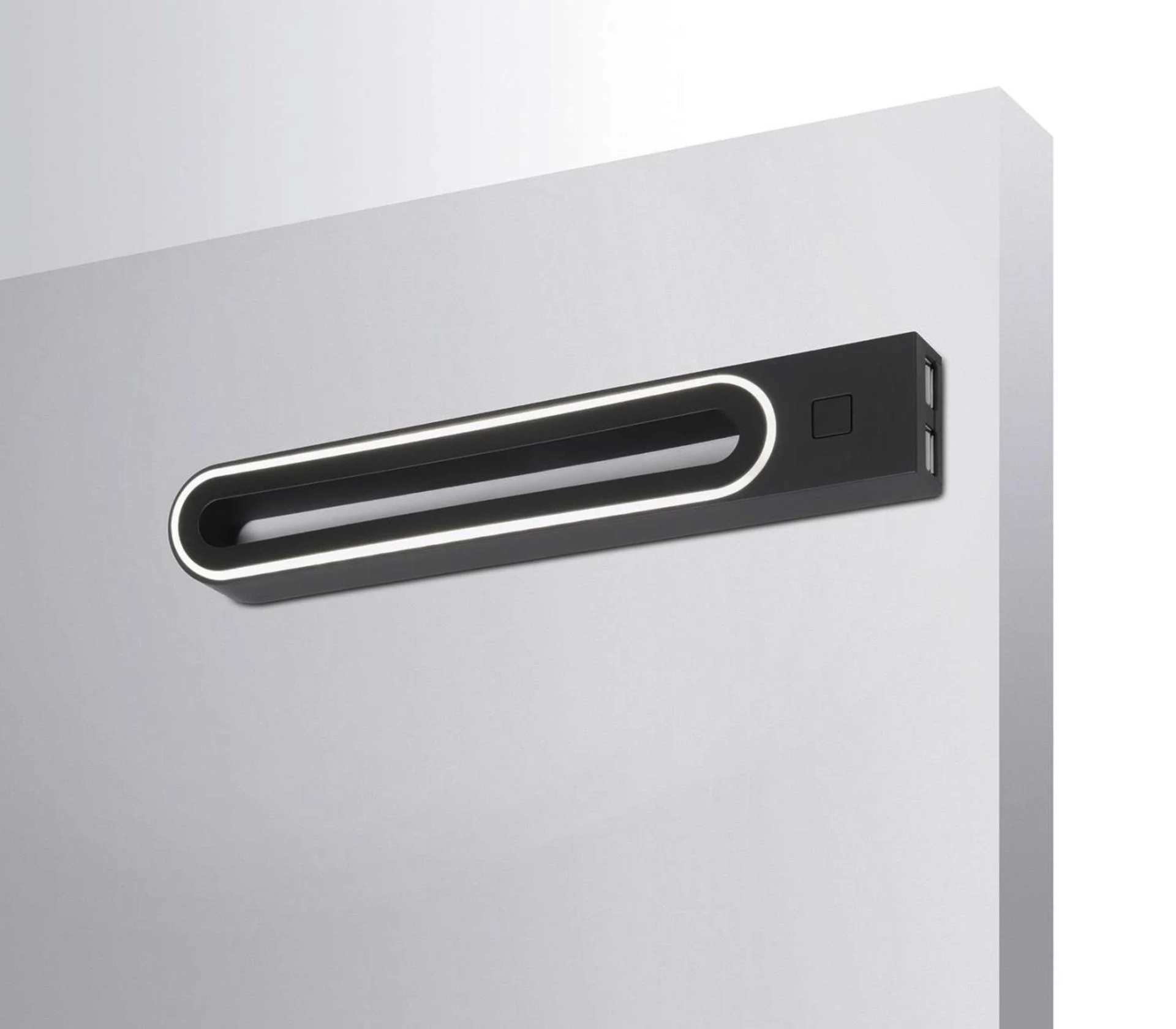 Fawo G/USB LED Wandleuchte 12 V / 3 W Silber