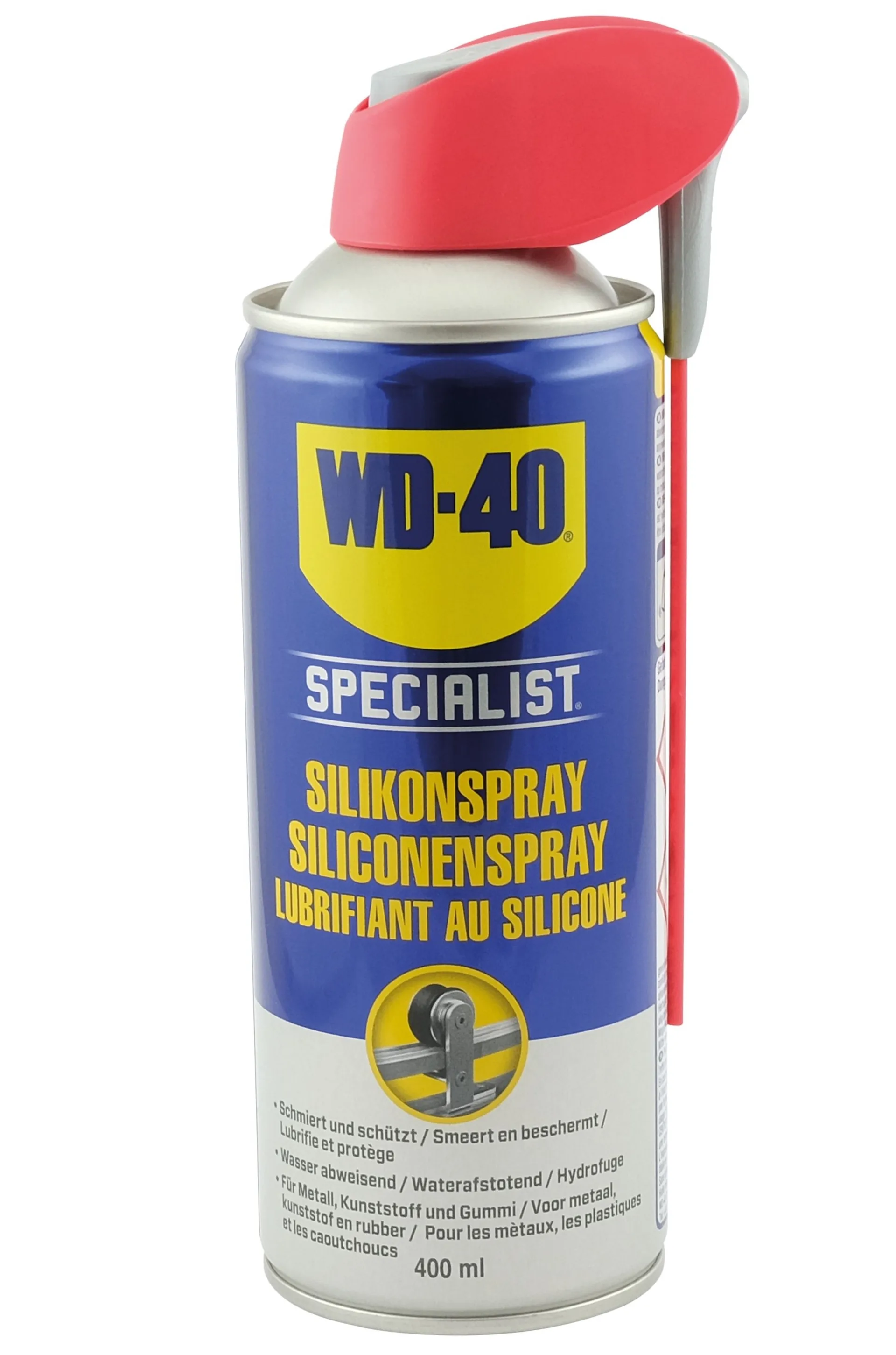 WD-40 Silikonspray 49377 mit Doppelsprühsystem (Smart Straw)