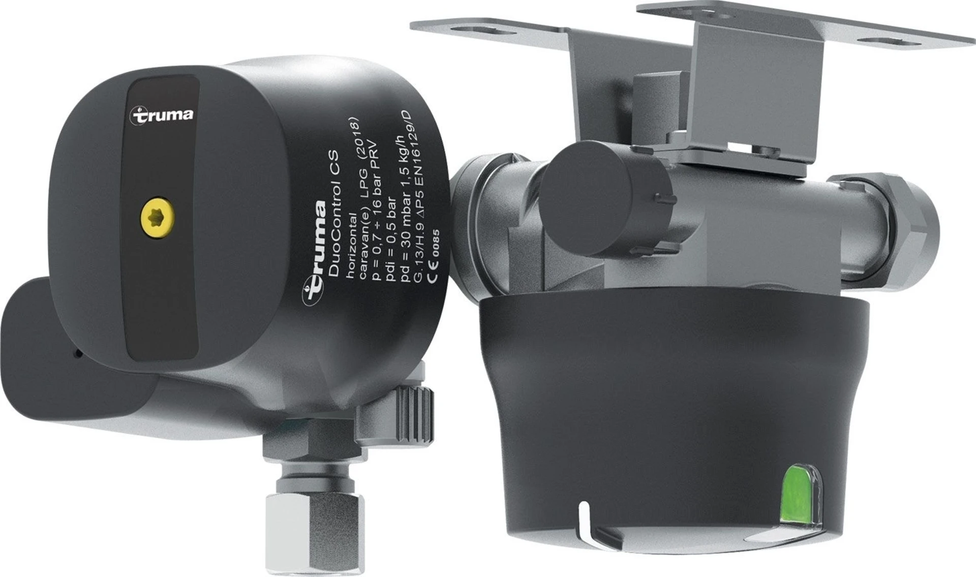 Truma DuoControl CS Gasdruckregler für den Zweiflaschen-Betrieb Horizontal