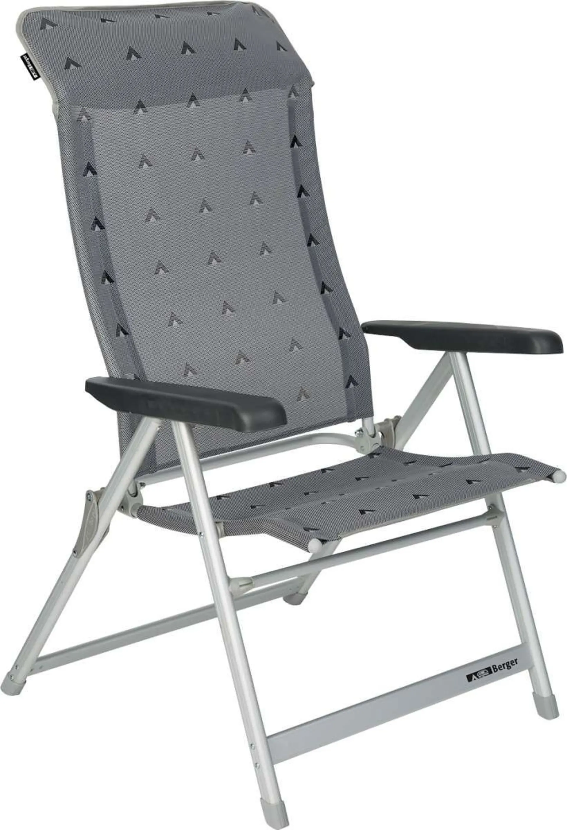 Berger Luxus XL fauteuil pliant gris