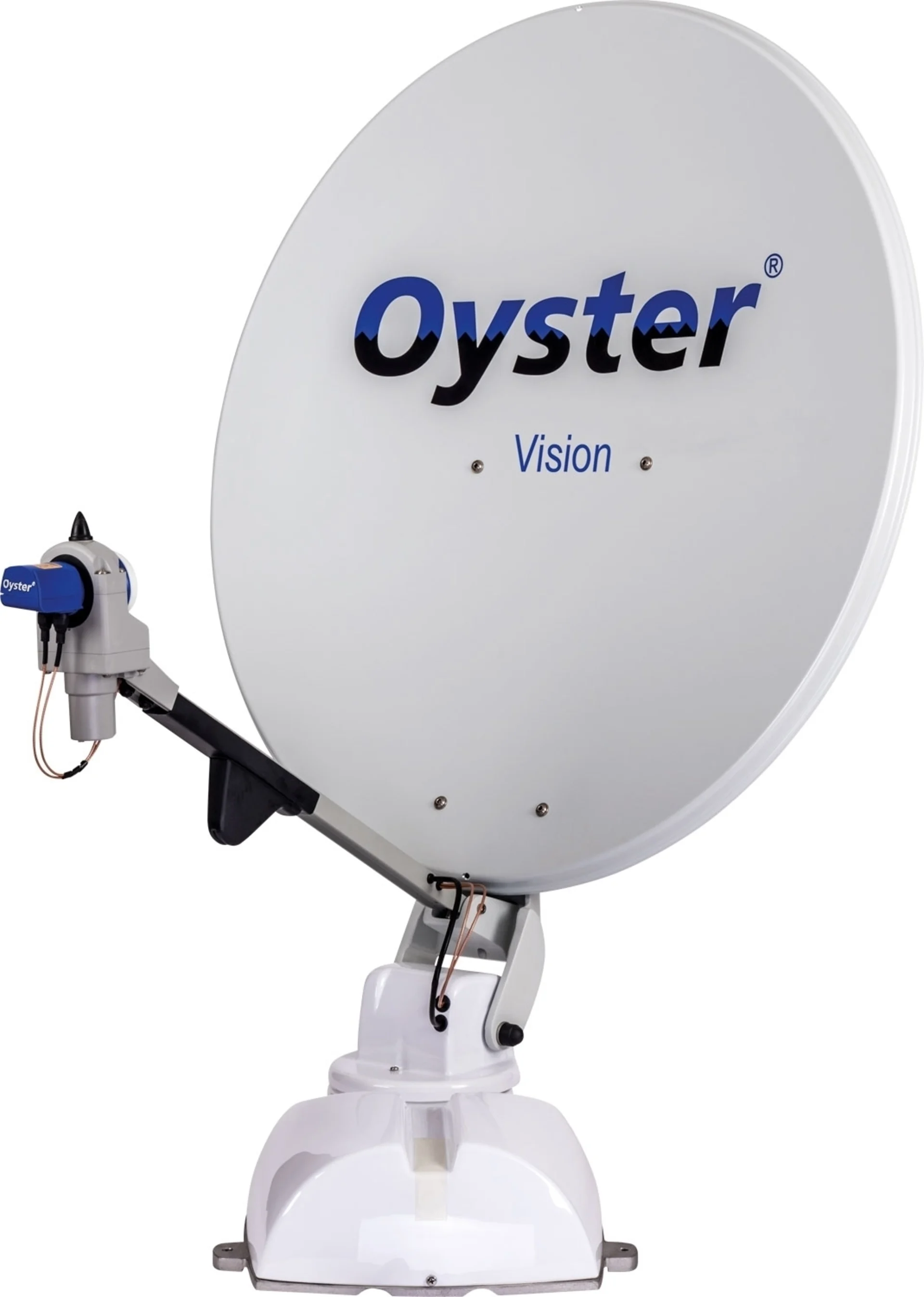 Ten Haaft Oyster Vision 65 vollautomatische Sat Anlage Twin-LNB SKEW 65 cm