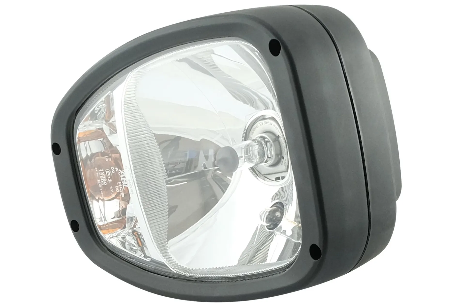 ABL - Halogen Aufbauscheinwerfer rechts 12 V Fern- und Abblendlicht (inkl. Blinker) Bef. unten