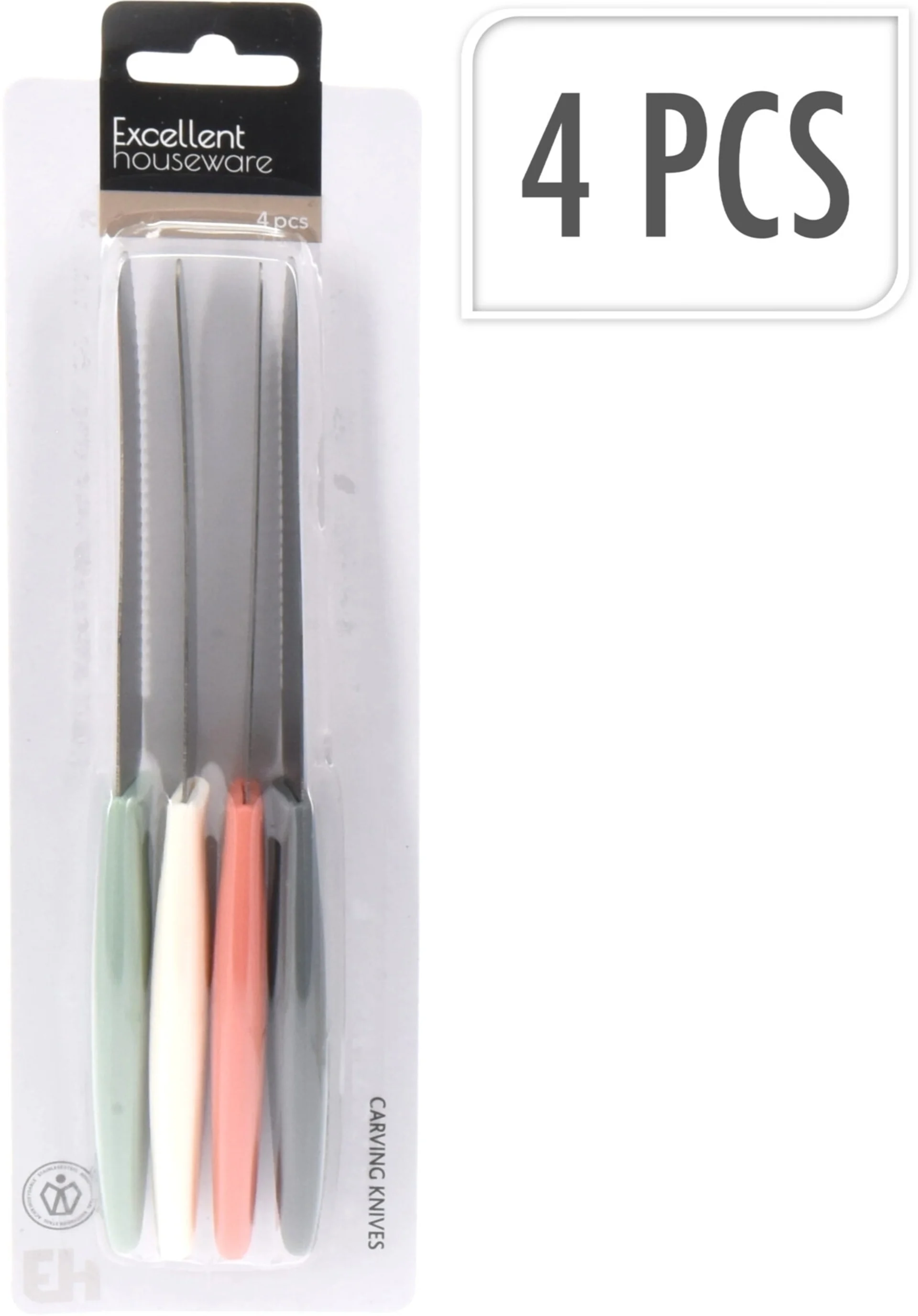 Messer-Set 4-teilig - Edelstahl