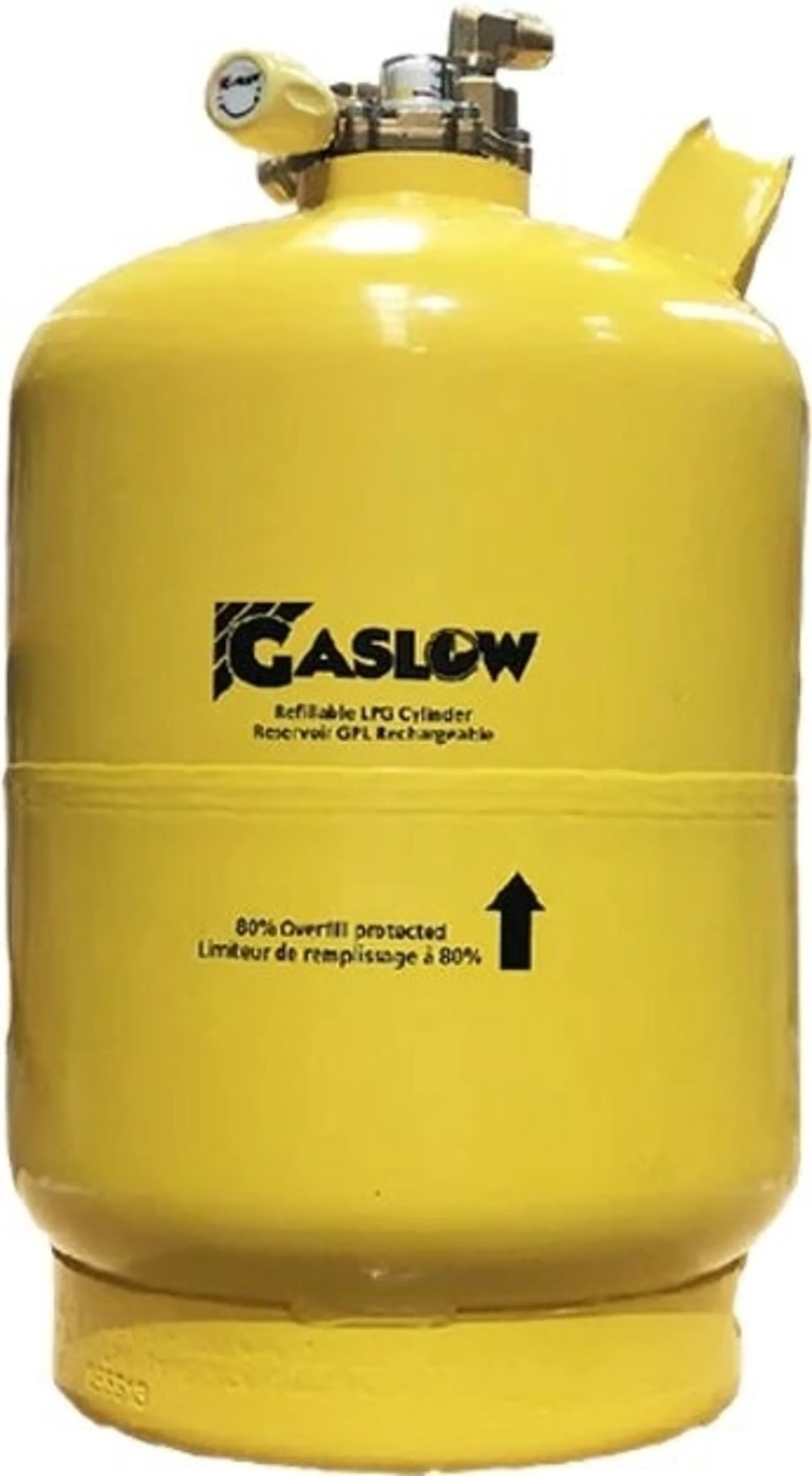 Gaslow nachfüllbare LPG Flasche mit Multiventil 6 kg