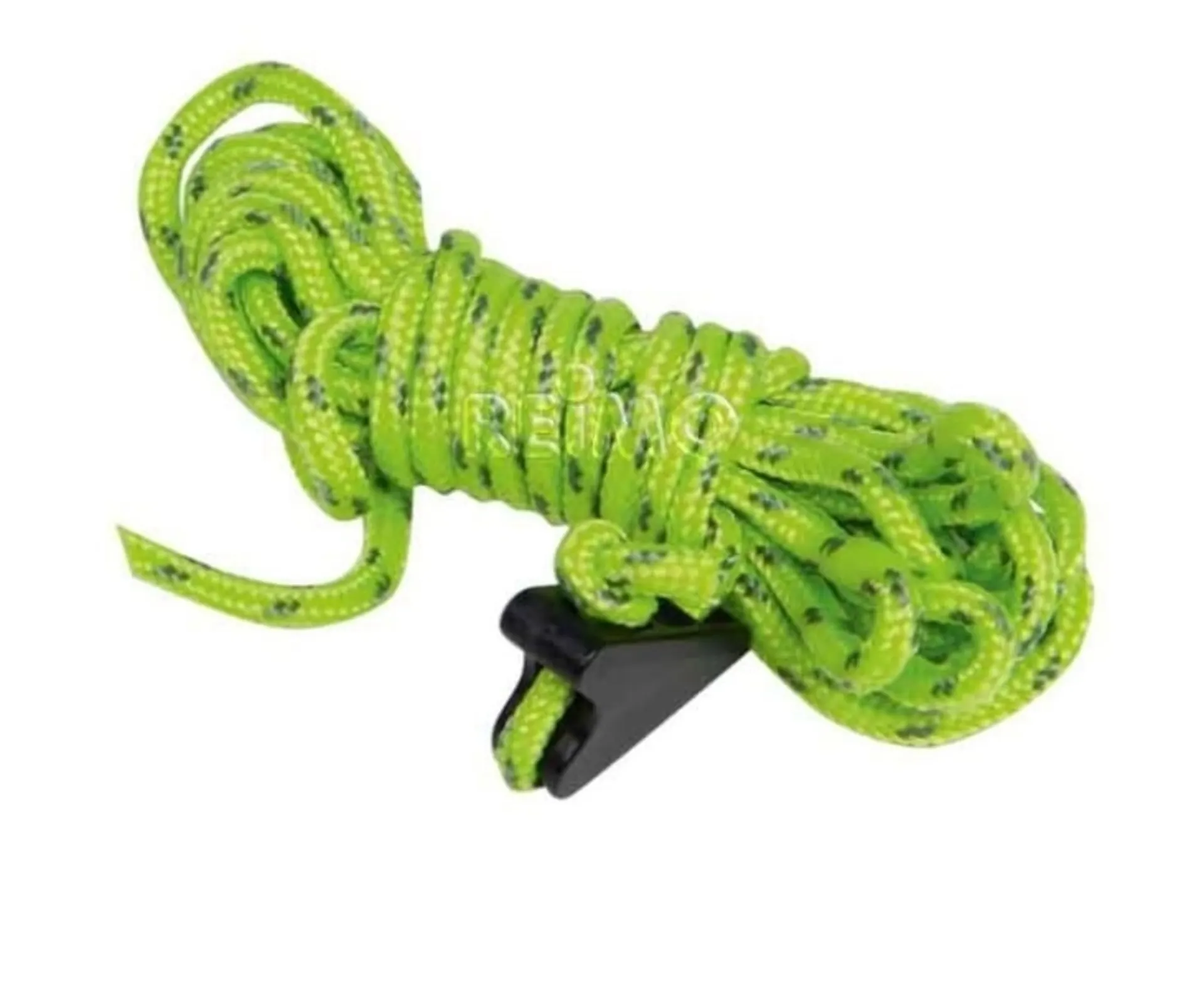 Corde de tension verte avec tendeur rapide, 3m de long, Ø 3mm, 4 pièces