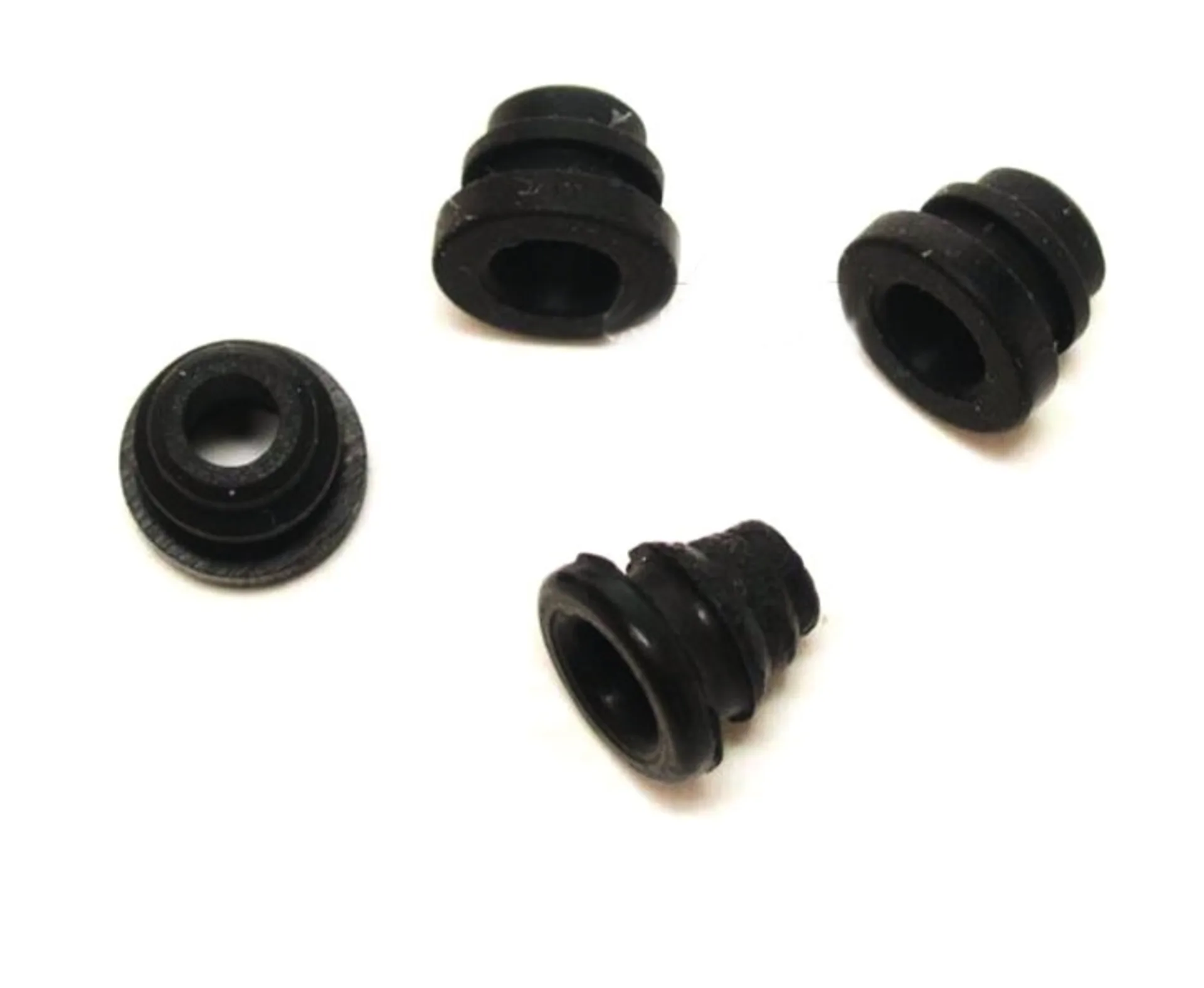 Haltestopfen - Schwarz - 4er Set