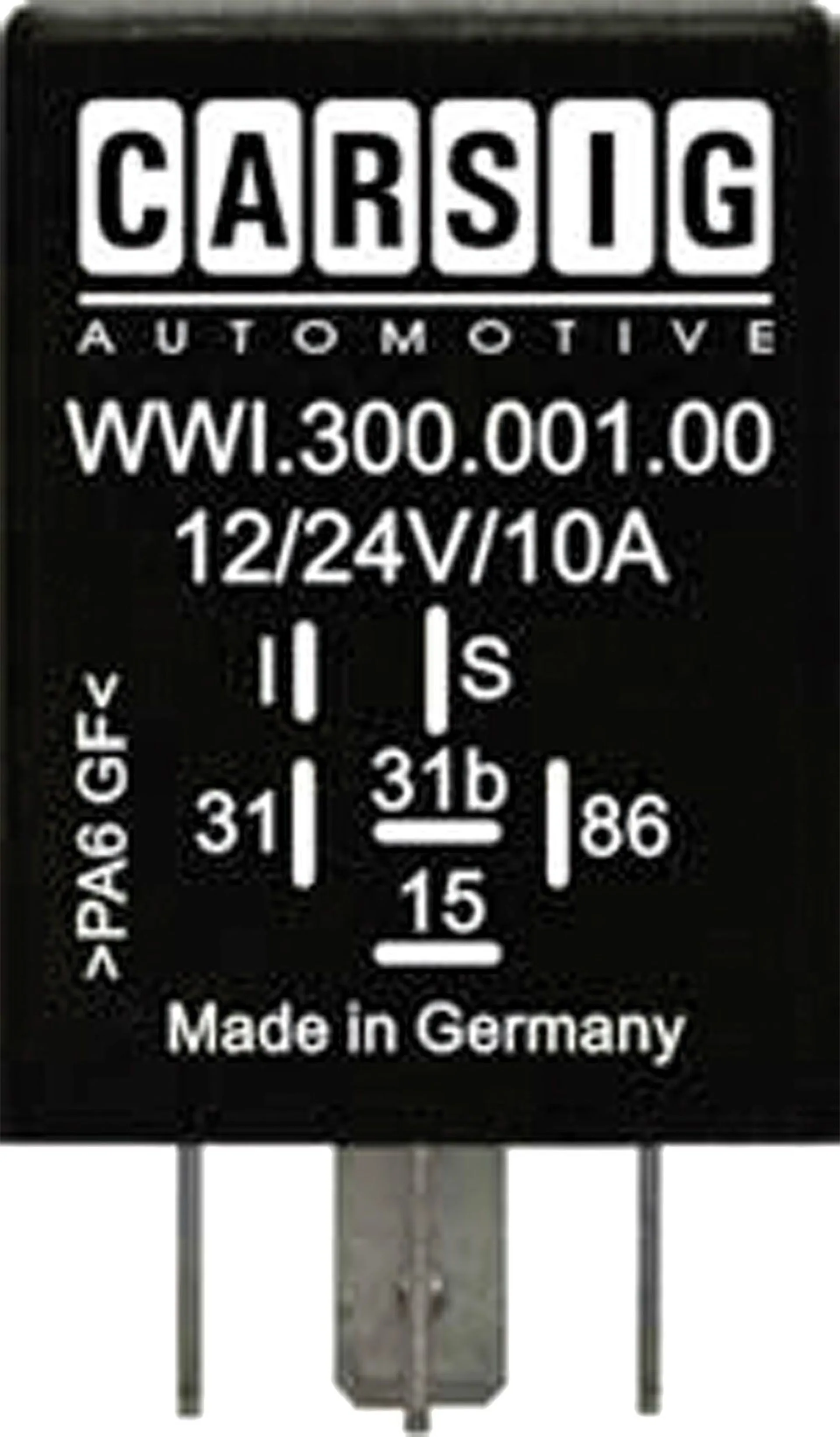 Wisch-Intervallrelais 9-30V programmierbar von 3-20s