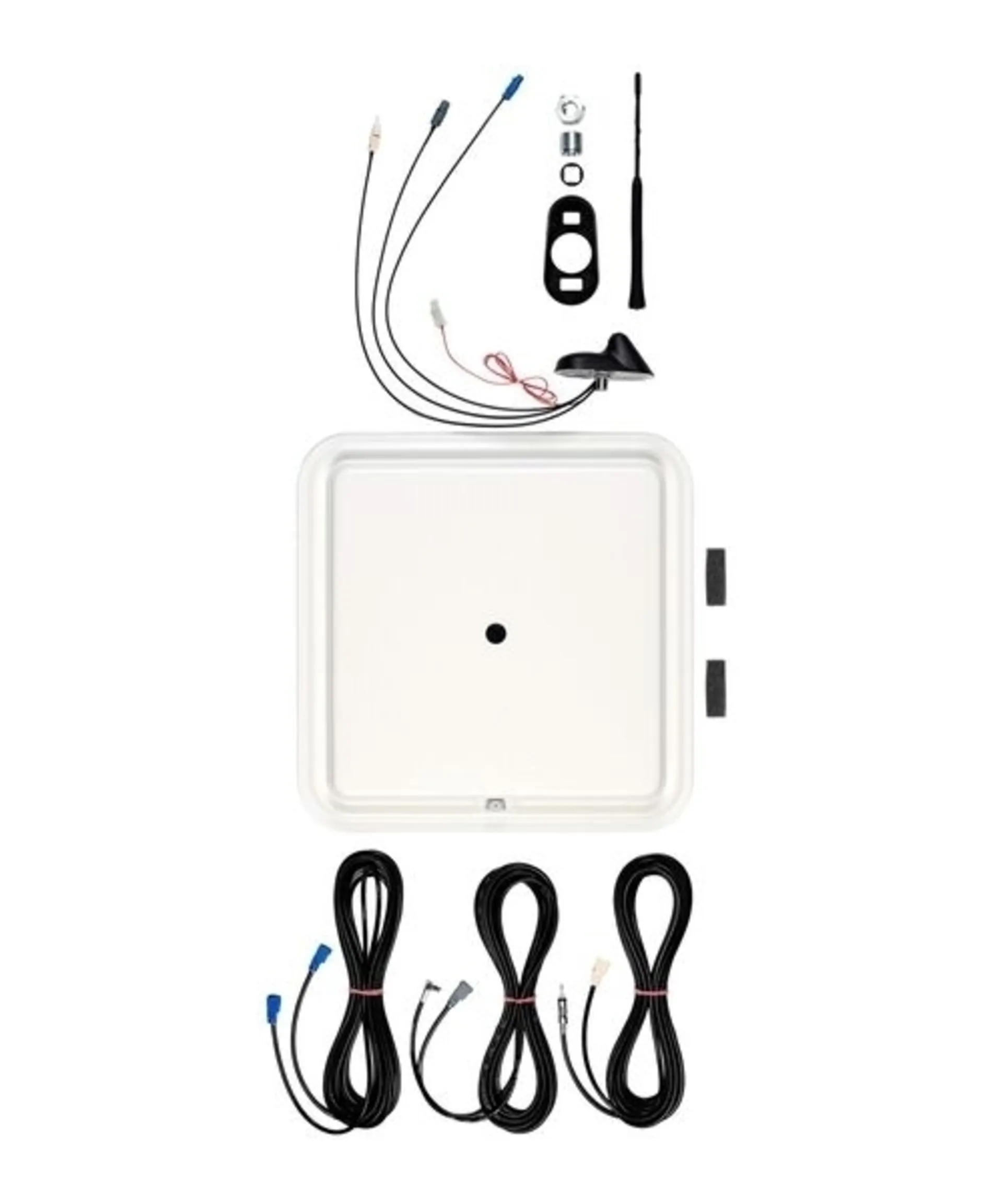Aktive 12V Kombiflex Dachantenne für Reisemobile mit GfK-Dach