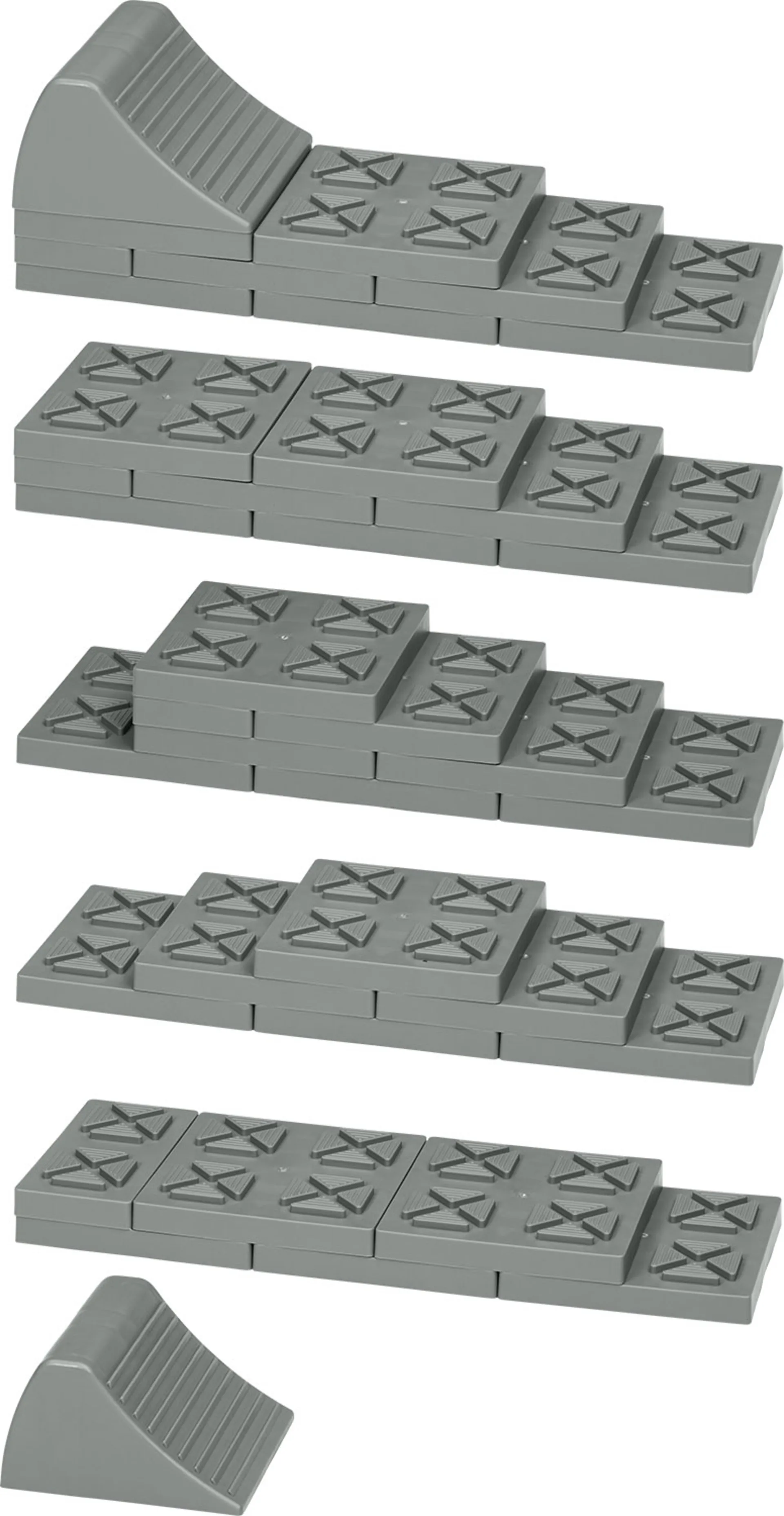 Berger Brick Leveler Modulares Ausgleichskeil Set 10 teilig