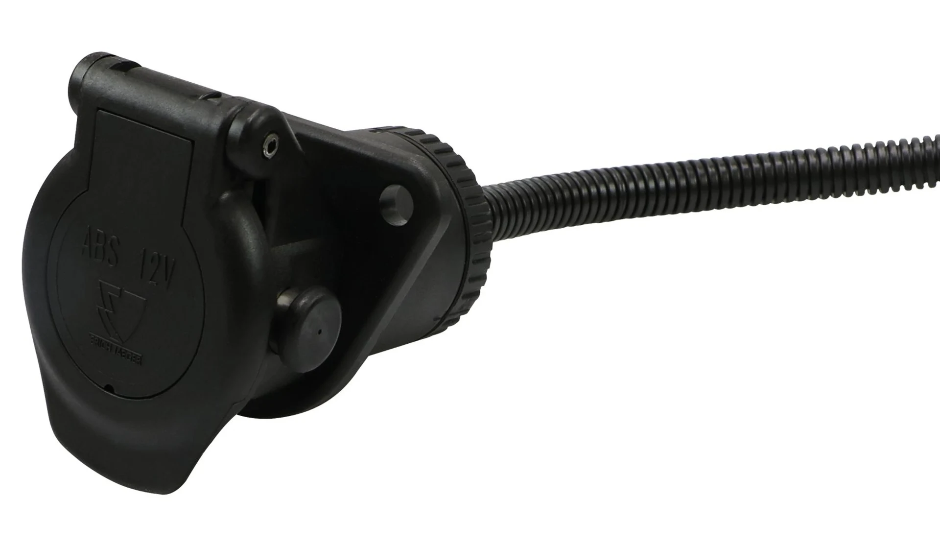 ABS-Steckdose 12 V mit 8 m Kabel 12 V 8 m im Wellschlauch