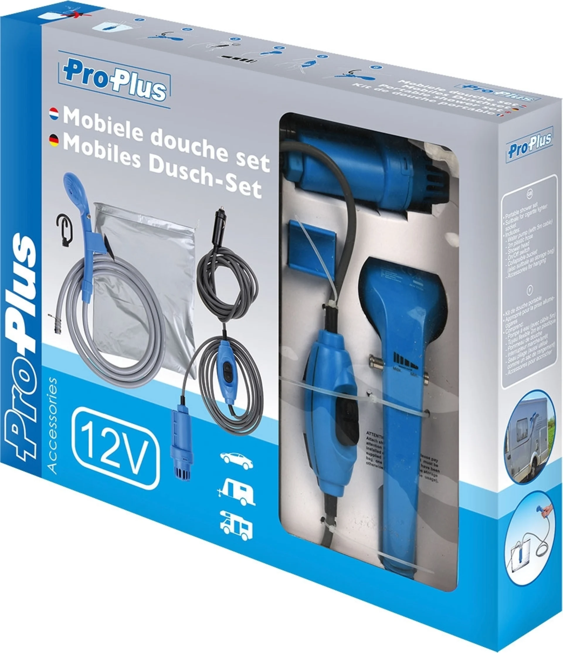 ProPlus Mobiles Duschset 12 V