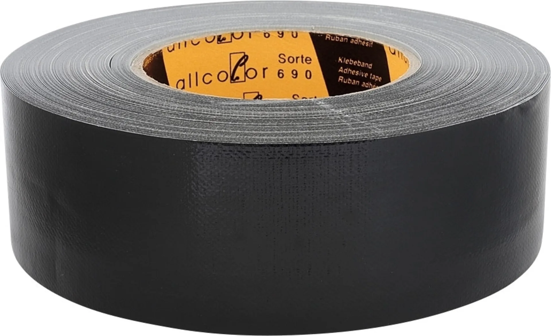 Allcolor ruban adhésif tissé 50 m noir