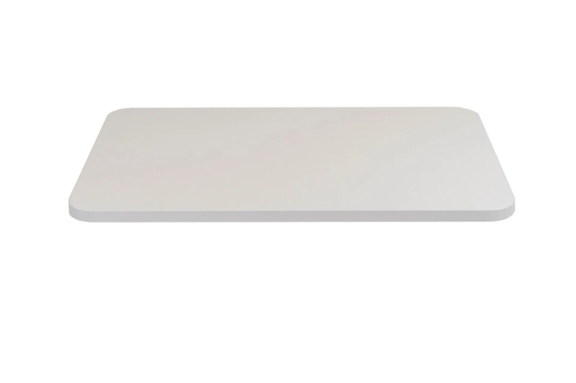 Plateau de table en matériau léger - Face supérieure blanche brillante - Face inférieure blanche mate - Bords blancs brillants - Centre Plateau de table en matériau léger - Face supérieure blanche brillante - Face inférieure blanche mate - Bords blancs brillants - Centre