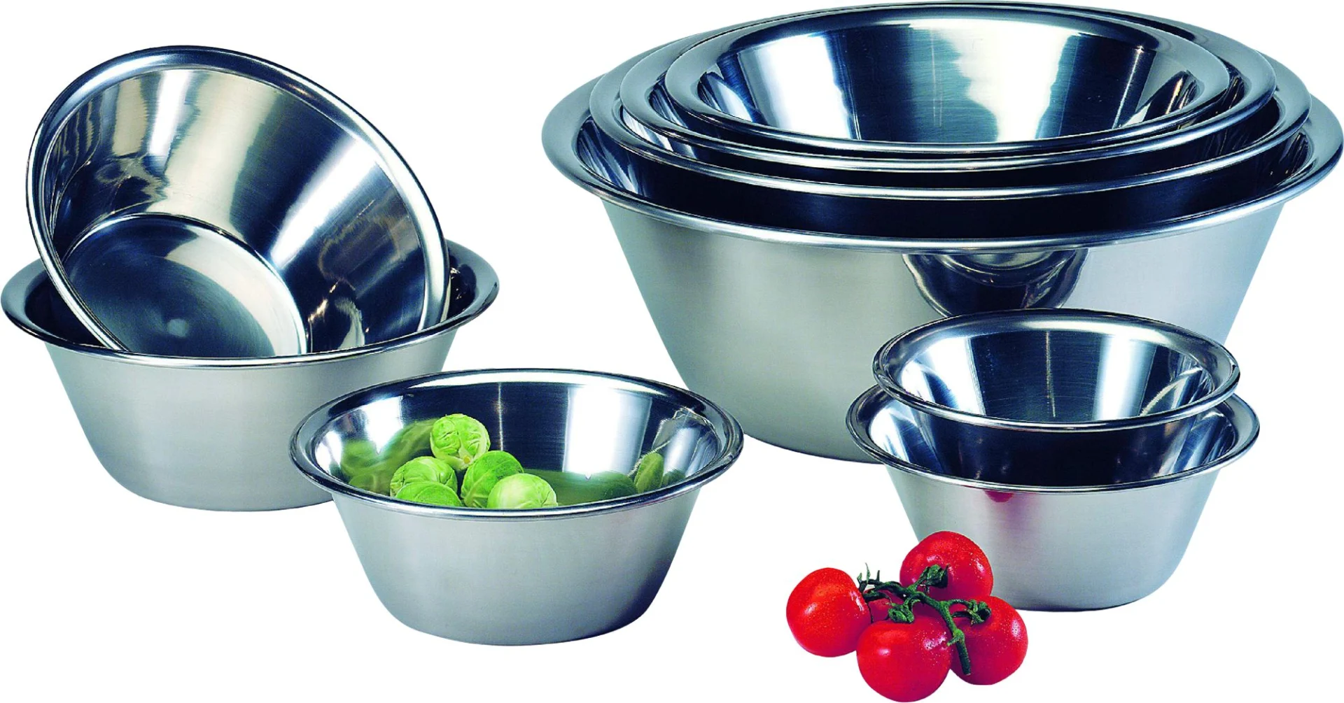 ELO Schüssel Edelstahl silber 16 cm 0,5 Liter