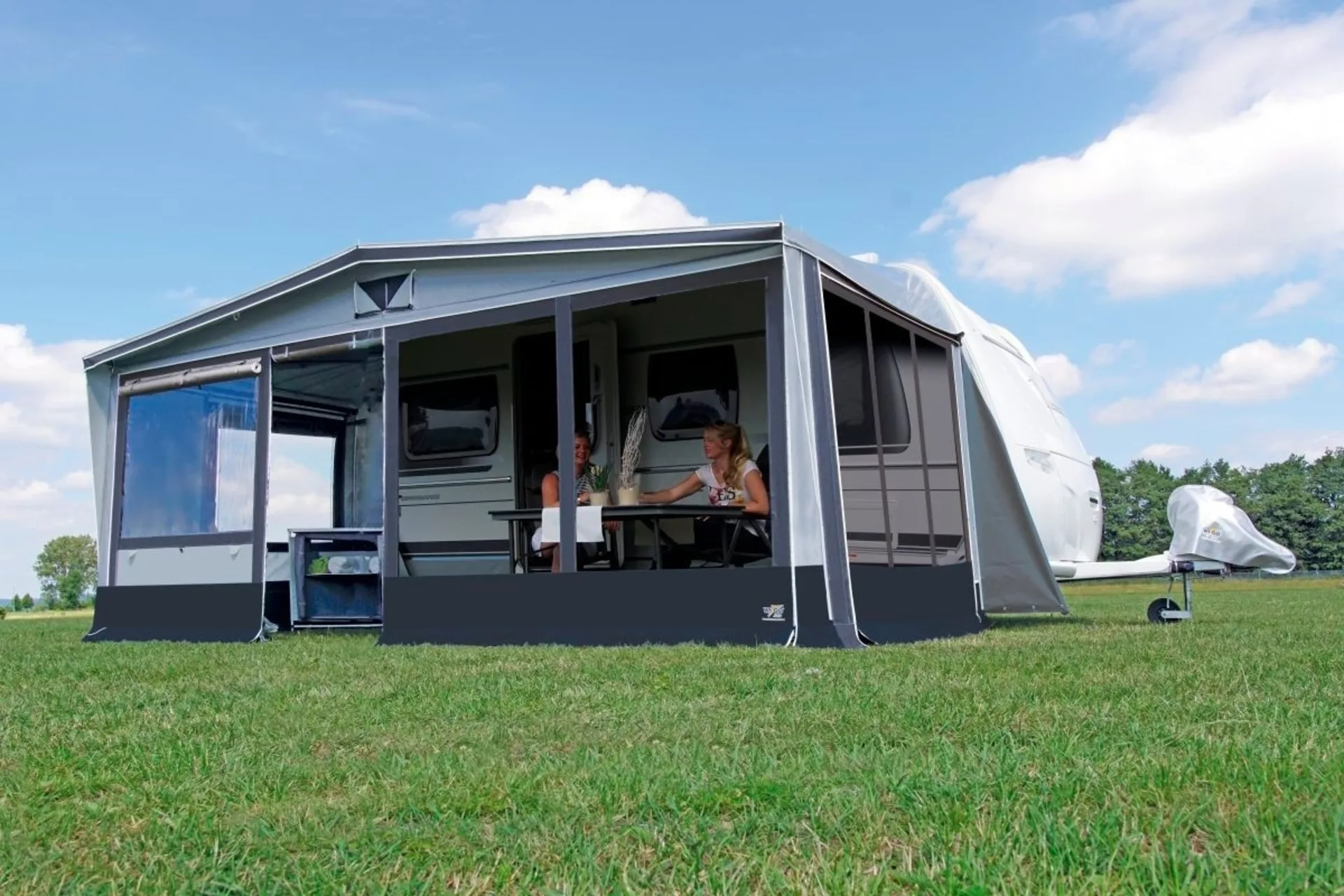 Wigo Husum Vorzelt Umlaufmass 981 - 1015 cm Tiefe