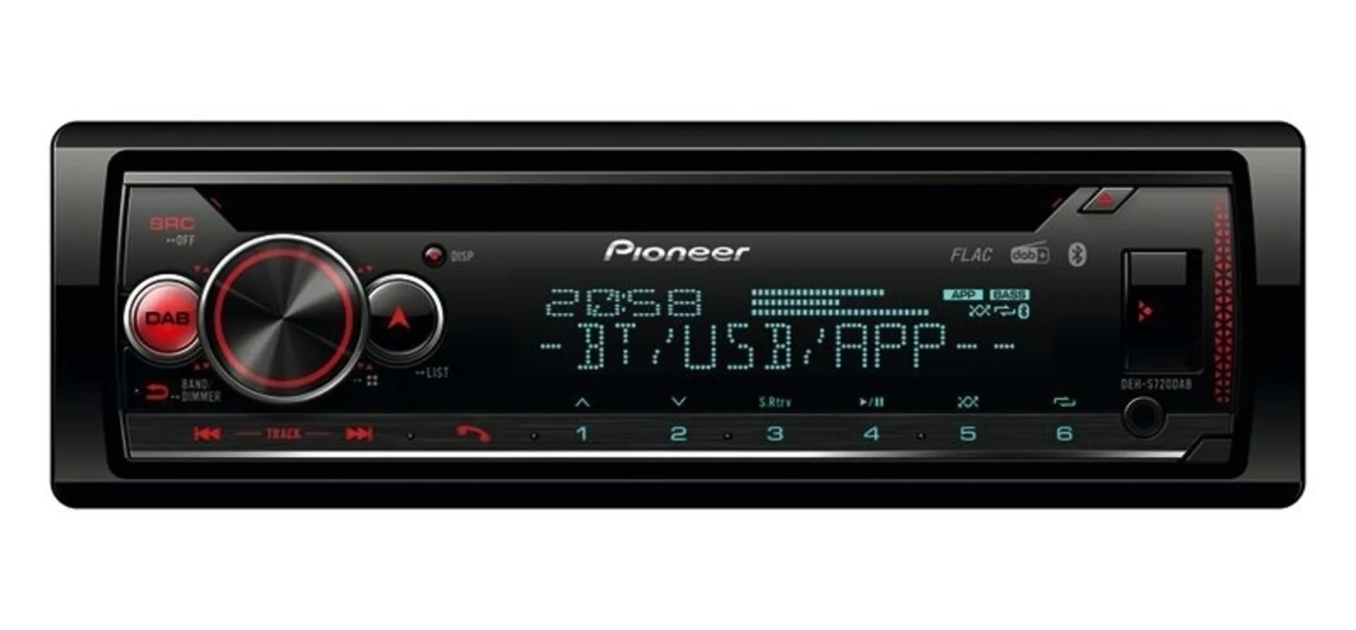Pioneer DEH-S720DAB Auto-Radio mit Digitalradio-Empfänger