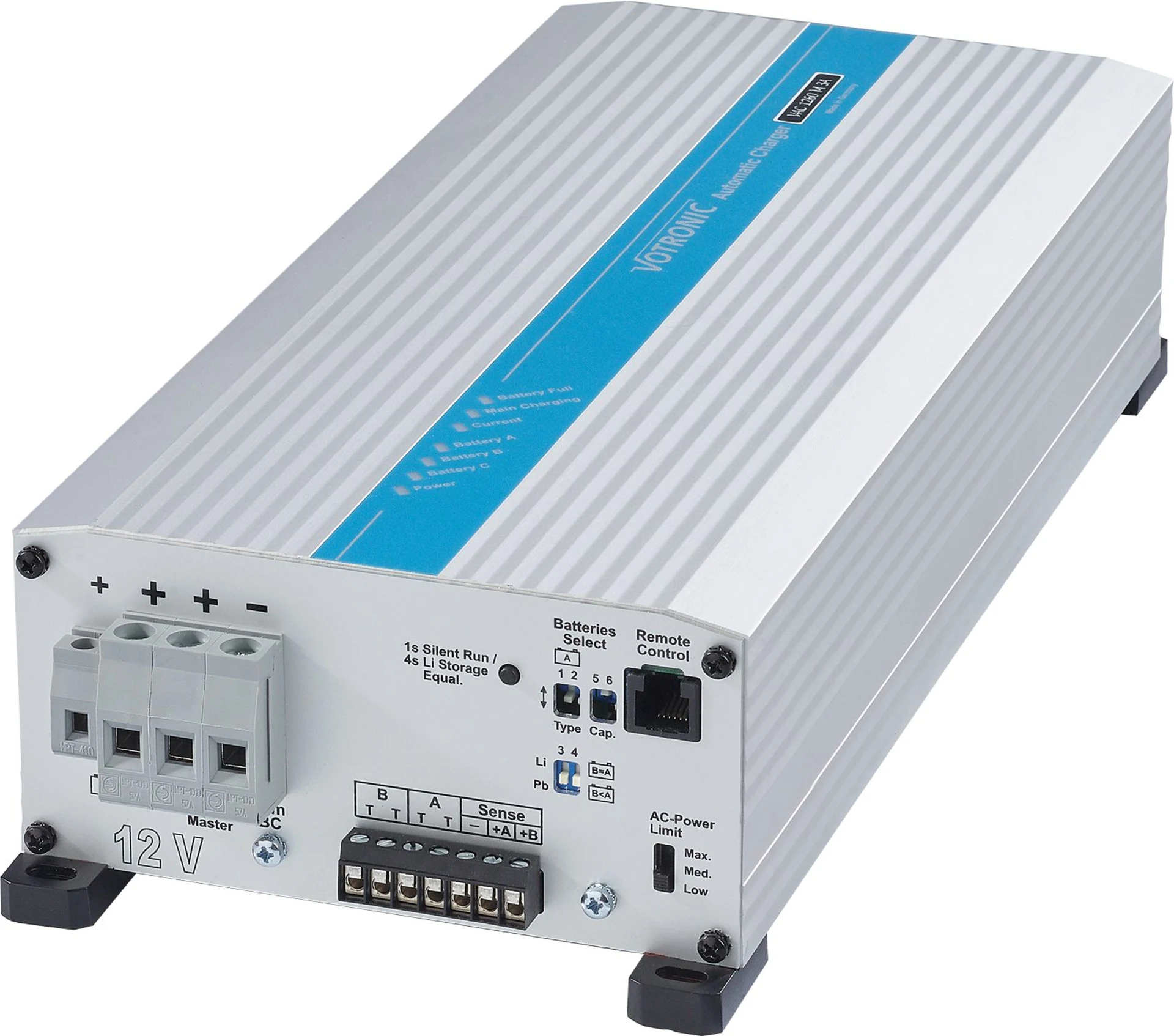 Votronic VAC 1250 M 3A Chargeur automatique 12 V 50 A