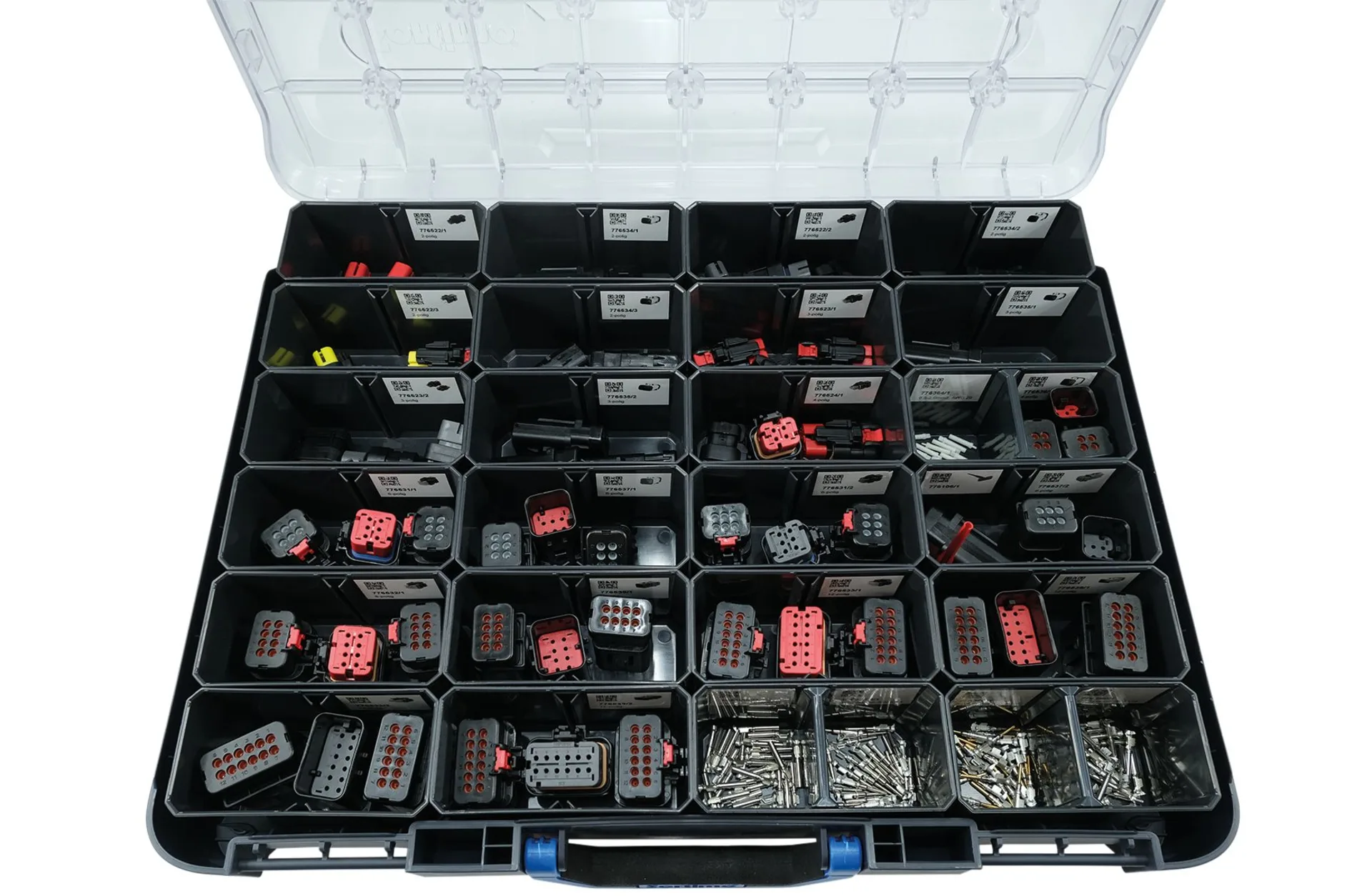 AMPSEAL 16 - Stecker-Sortiment 2-12-pol. Stecker und Kupplungen (Caterpillar) AMPSEAL 16 - Stecker-Sortiment 2-12-pol. Stecker und Kupplungen (Caterpillar)