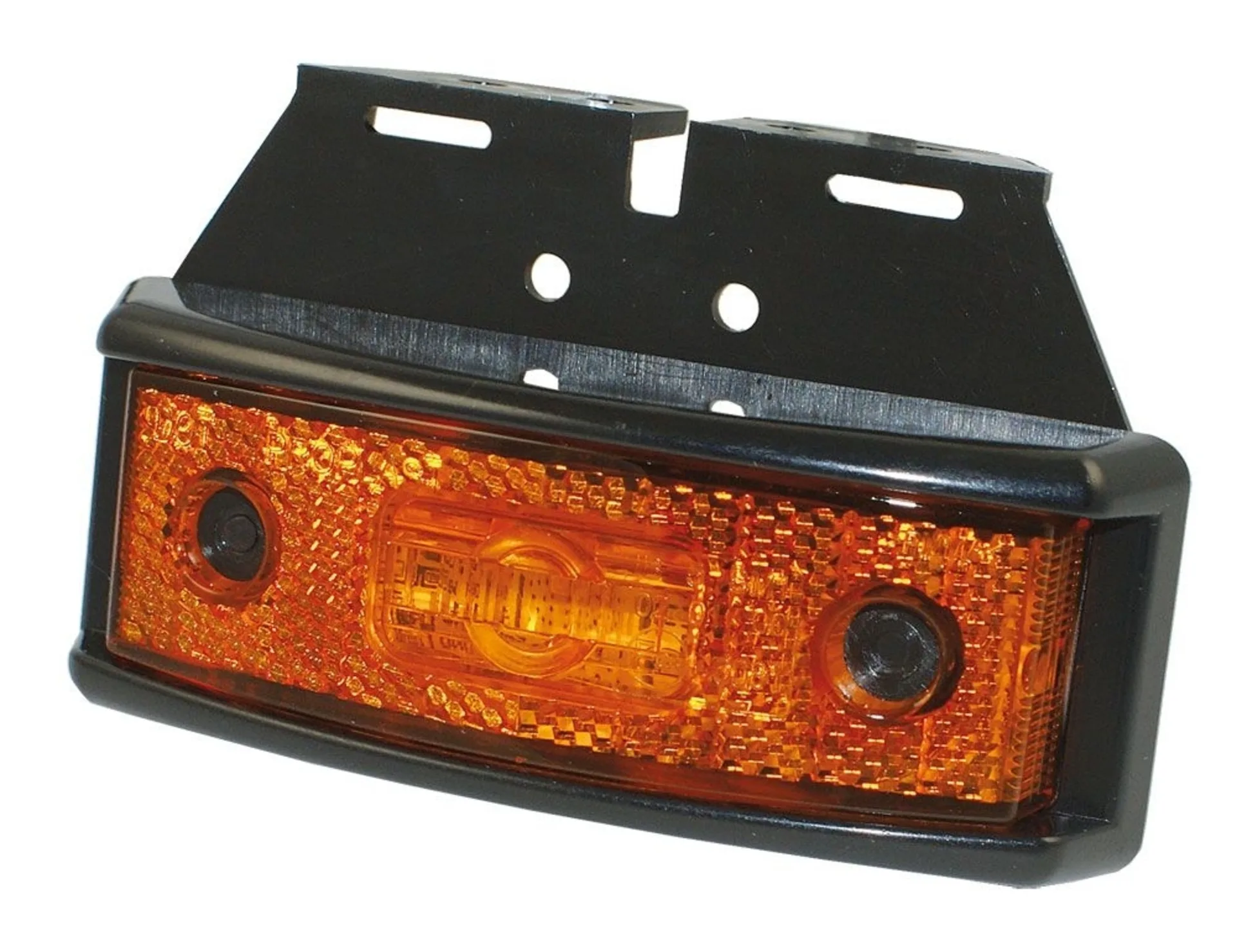LED-Seitenmarkier- und Blinkleuchte Kat. 5 118x45mm, 10-32V, Halter 90°