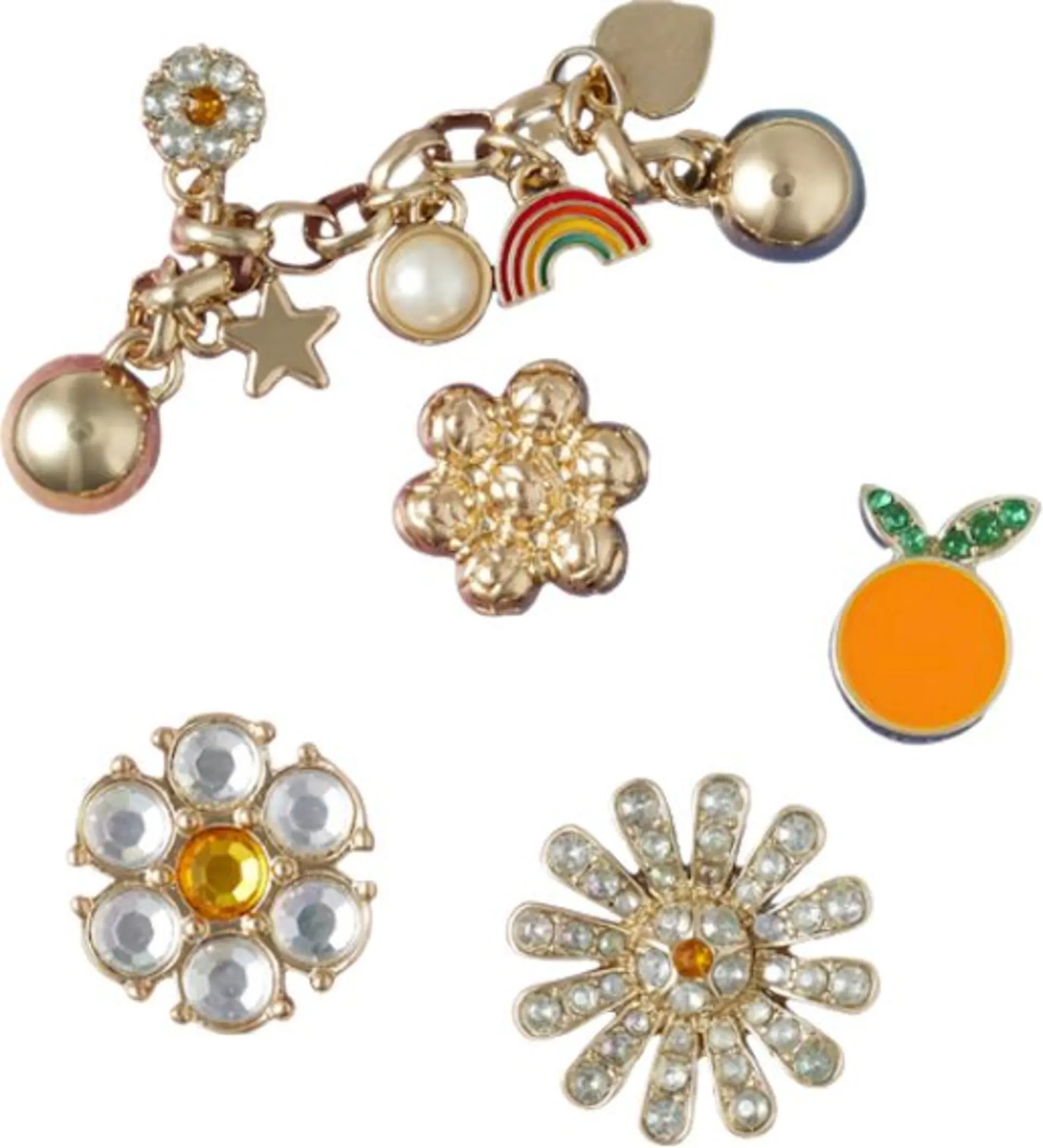 Crocs Jibbitz Everything Nice Gem Mix Schuhanstecker 5er Pack