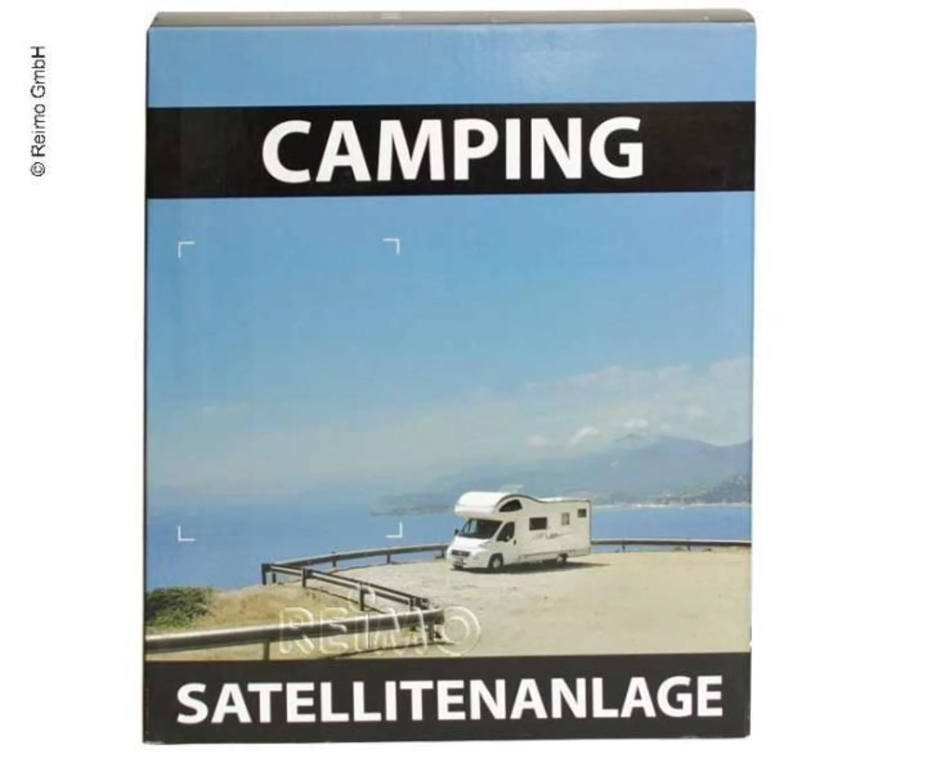 Megasat Campingkoffer mit Standard Sat-Schüssel und vielen Befestigungsmöglichkeiten