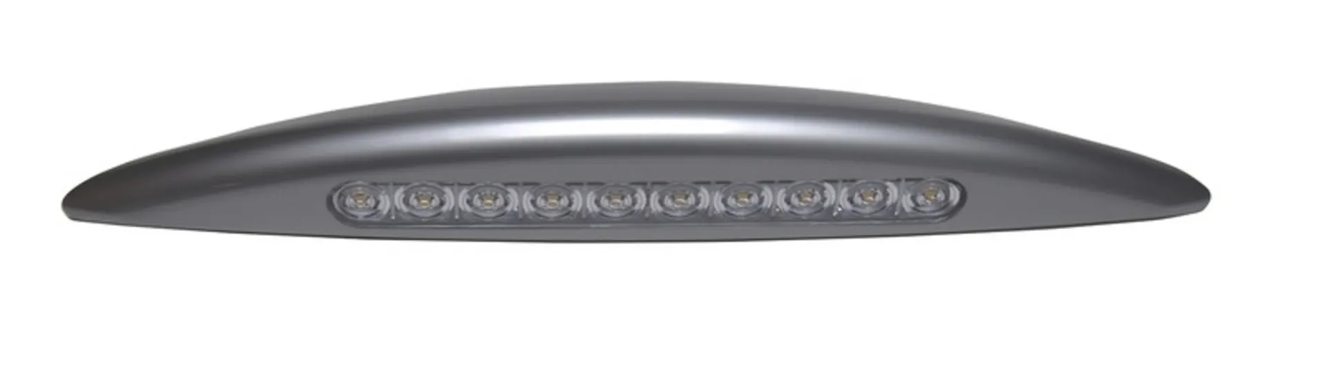 Lampe d'auvent argentée avec 10x0,5W LED et couleur de lumière 4000K