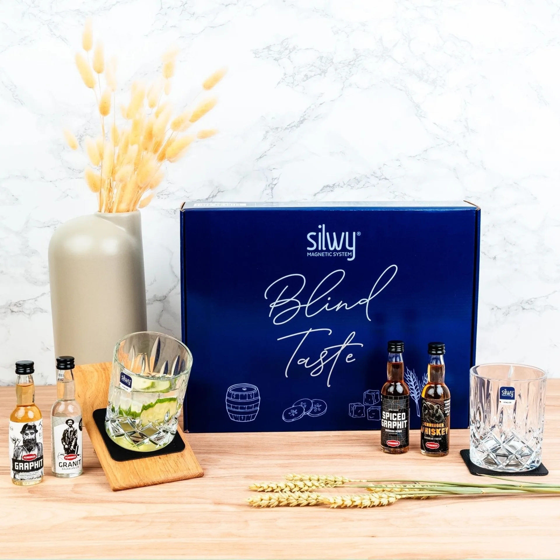 silwy® Geschenkbox silwy® "Blind Taste" (internationale Barklassiker)