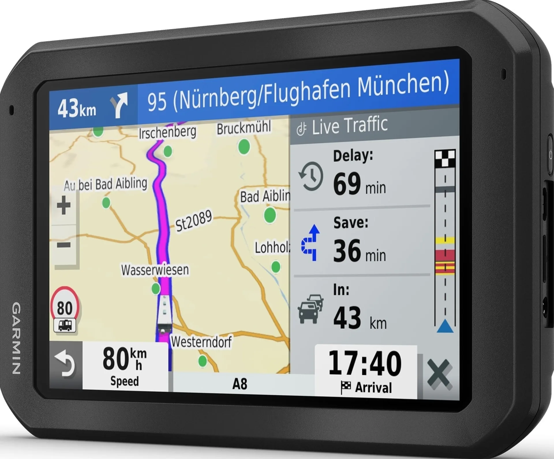Écran / tablette Garmin Vieo RV 752 pour l'unité de base 7 Écran / tablette Garmin Vieo RV 752 pour l'unité de base 7