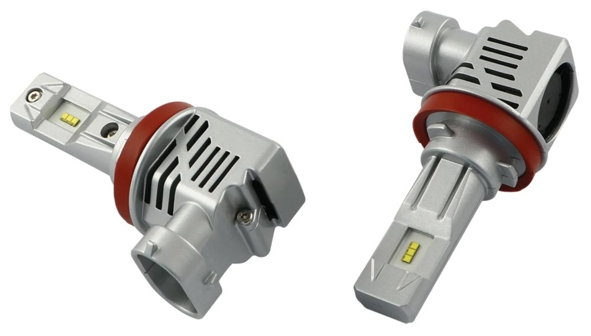 2 Stk. H11/H9/H8-LED Lampen 12/24 V 2’500 lm PGJ19-2, 25 W, 6’500 K