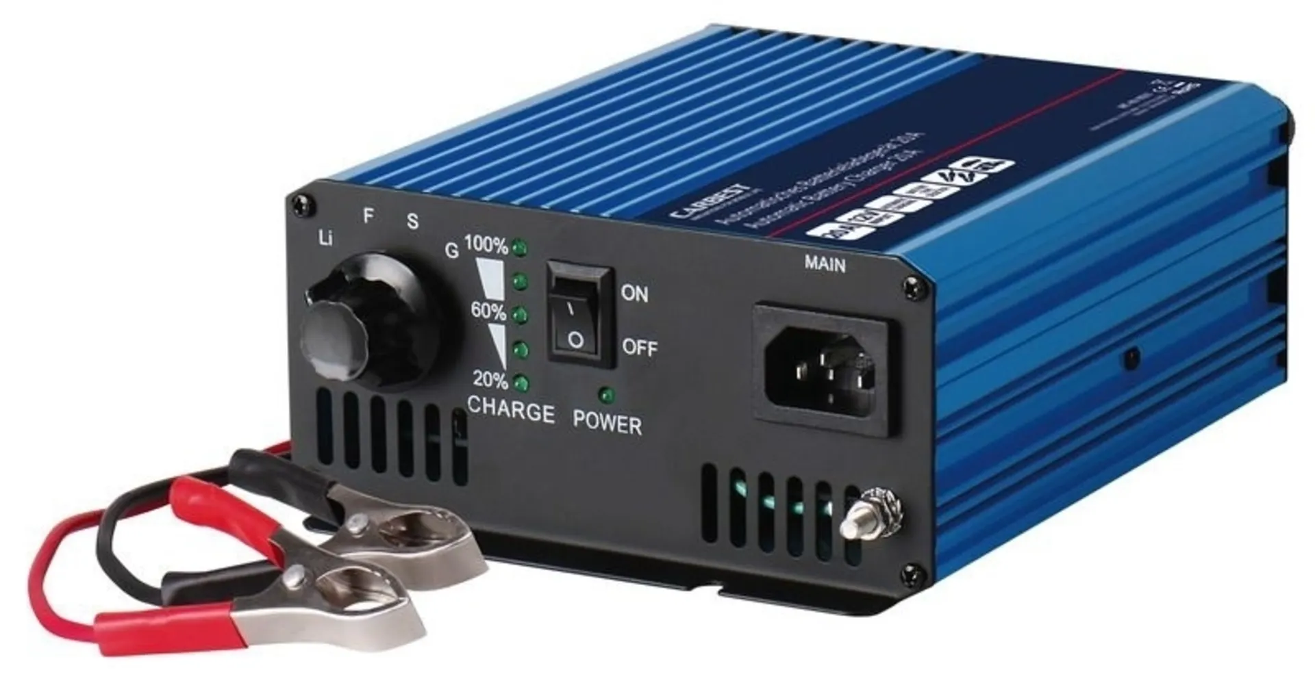 Carbest Batterieladegerät 20 Ampere / 12 Volt mit 3-Stufen Ladung