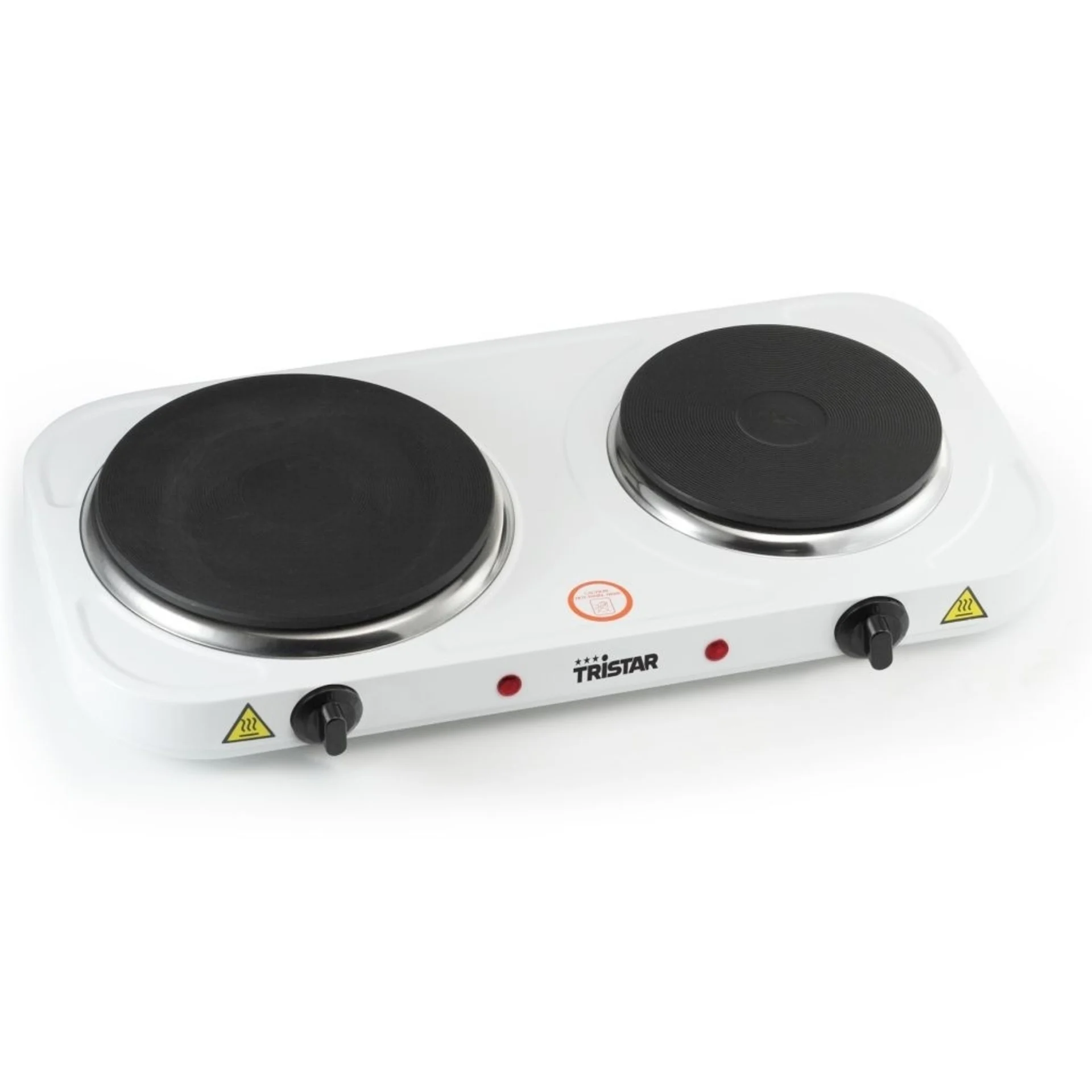Tristar Doppelkochplatte weiß 2500 W