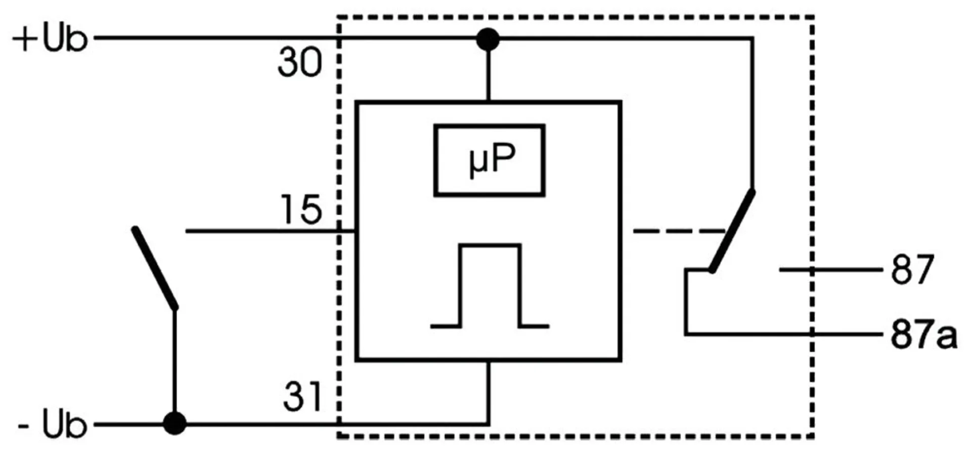 Relais pas à pas flip-flop 24V masse commandée