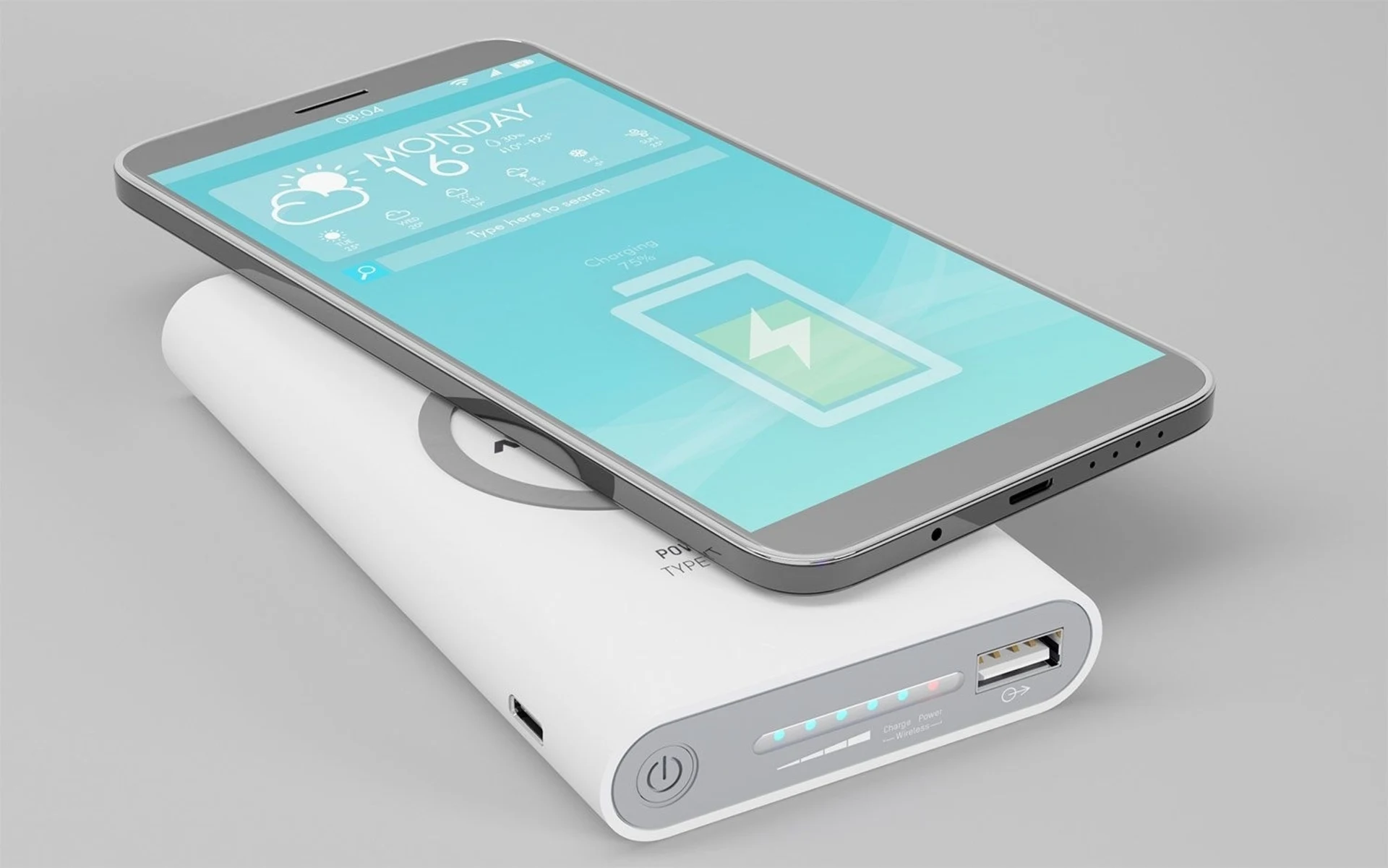 Ansmann Powerbank 8.8 Type-C - Wireless 8.000 mAh