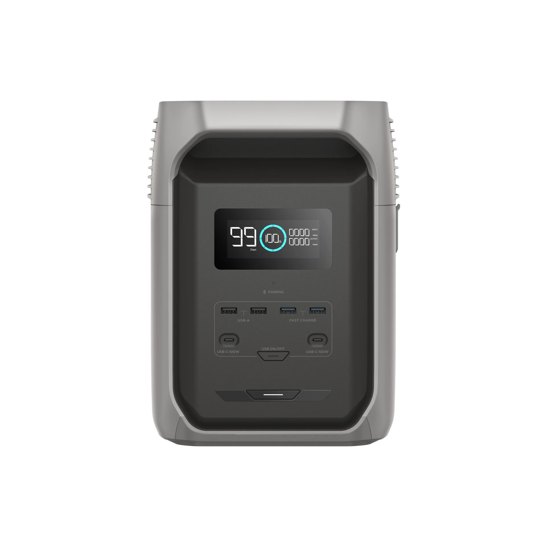 EcoFlow Power Station Delta 3 1500 EU mit Schuko Stecker - 1’536 Wh Portable Powerbox mit eingebautem 1’800 W Sinus Wechselrichter
