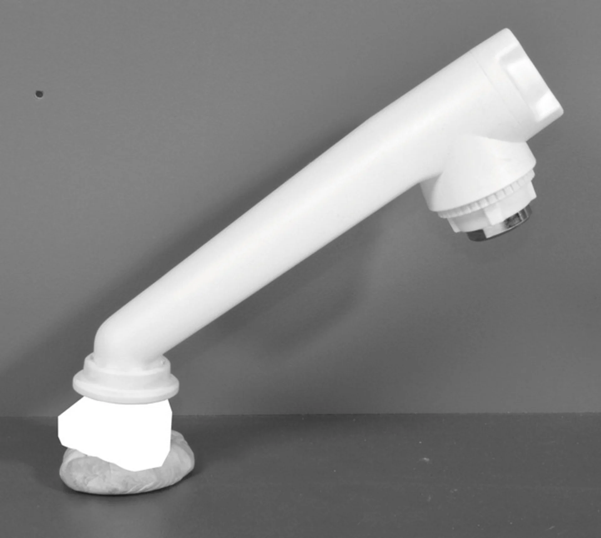 Set de douche blanc Elbe avec débit d'eau réglable