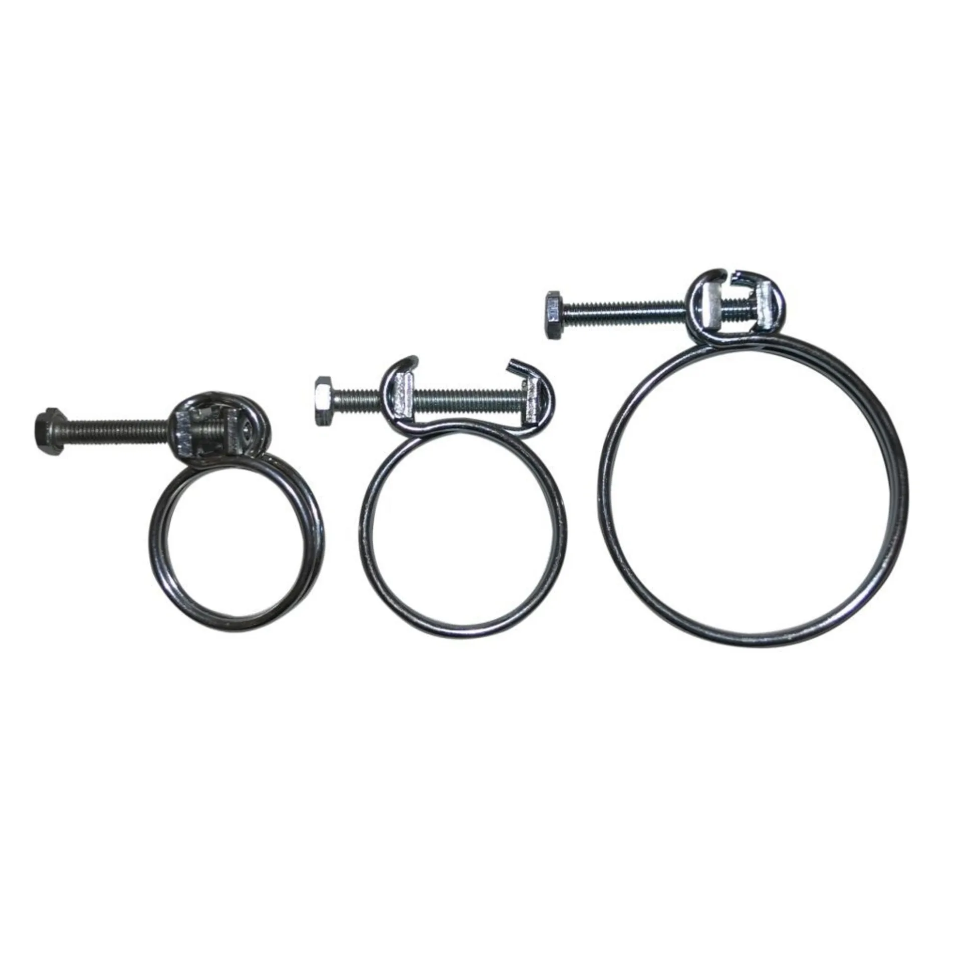 Colliers de fixation pour tuyaux et 40 mm, emballés par 5 en libre-service