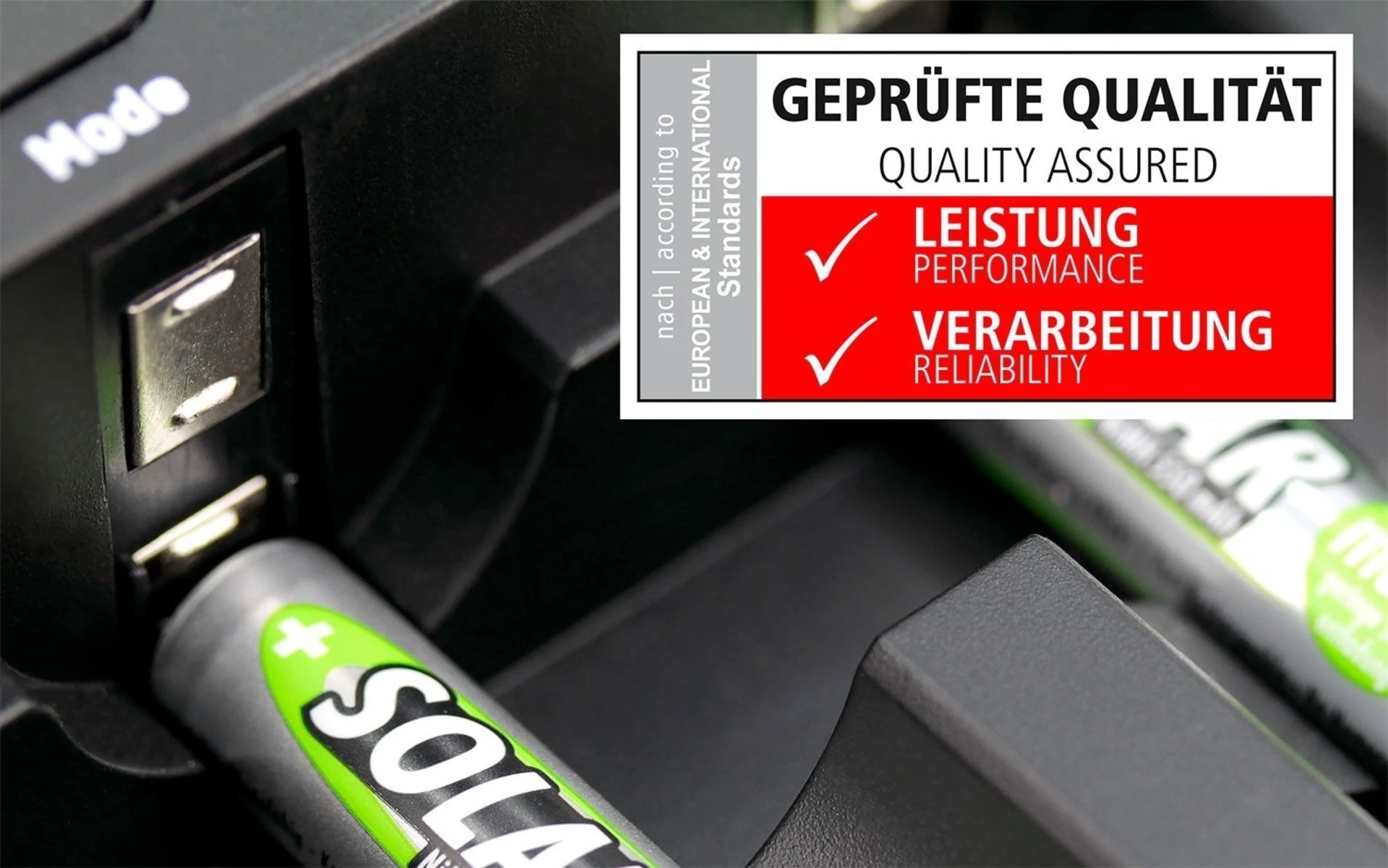Ansmann Solar Micro AAA 1,2 V / 550 mAh NiMH Akkubatterie Wiederaufladbar (2er Pack)