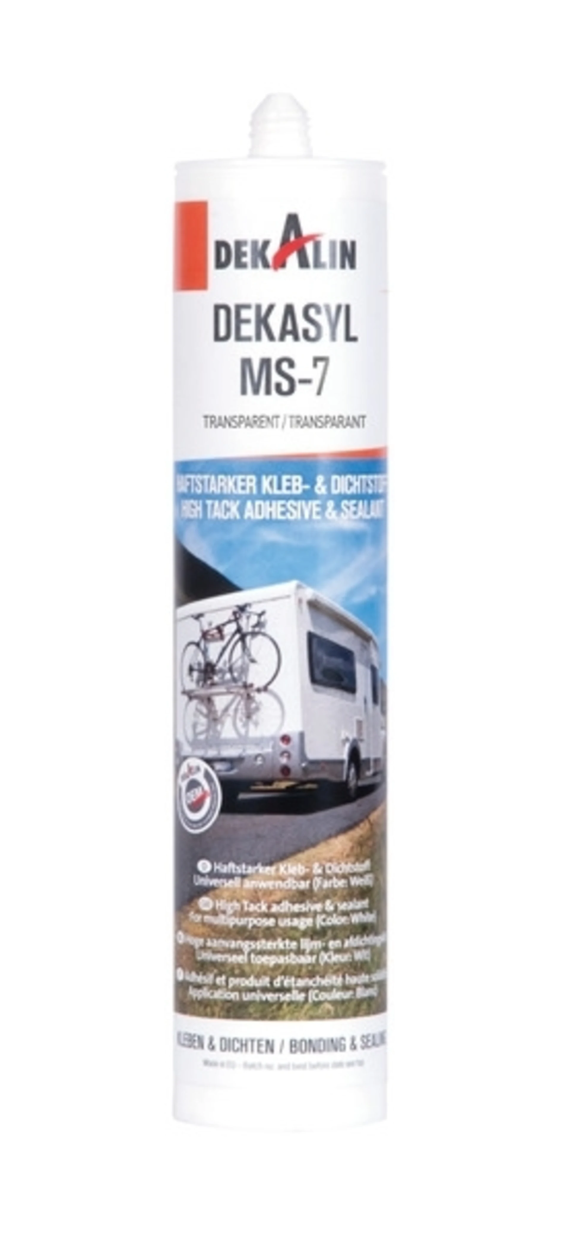 Dekalin Dekasyl MS-7 elastisches transparentes Klebstoff und Dichtungsmittel 290 ml