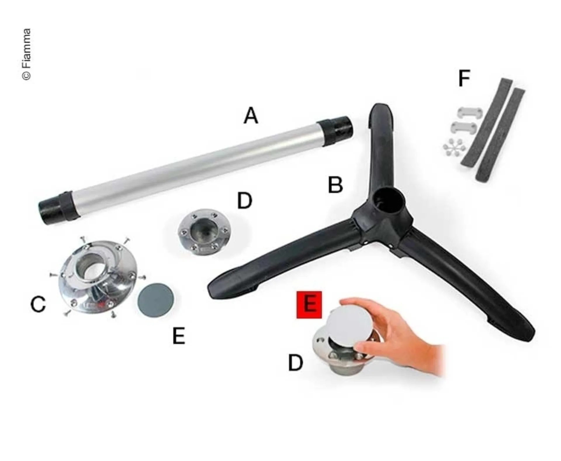 Fiamma Cap Schließungsdeckel für Fiamma Table Legs