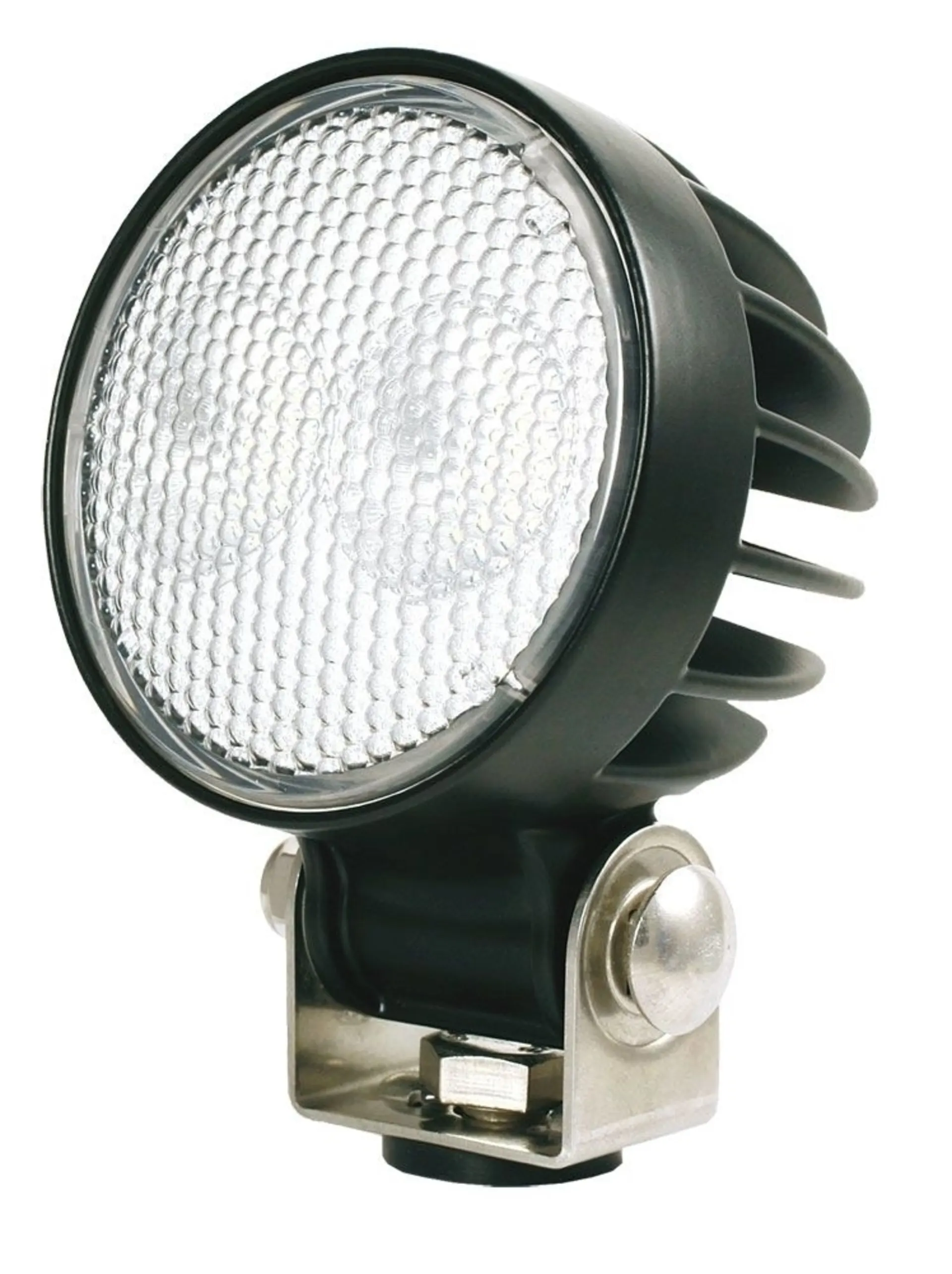 Grote LED-Arbeitsscheinwerfer 12/24 V Deutsch ø 81 mm, 1’800 Lumen, IP69K, 10-48 V, Breitstrahler Grote LED-Arbeitsscheinwerfer 12/24 V Deutsch ø 81 mm, 1’800 Lumen, IP69K, 10-48 V, Breitstrahler