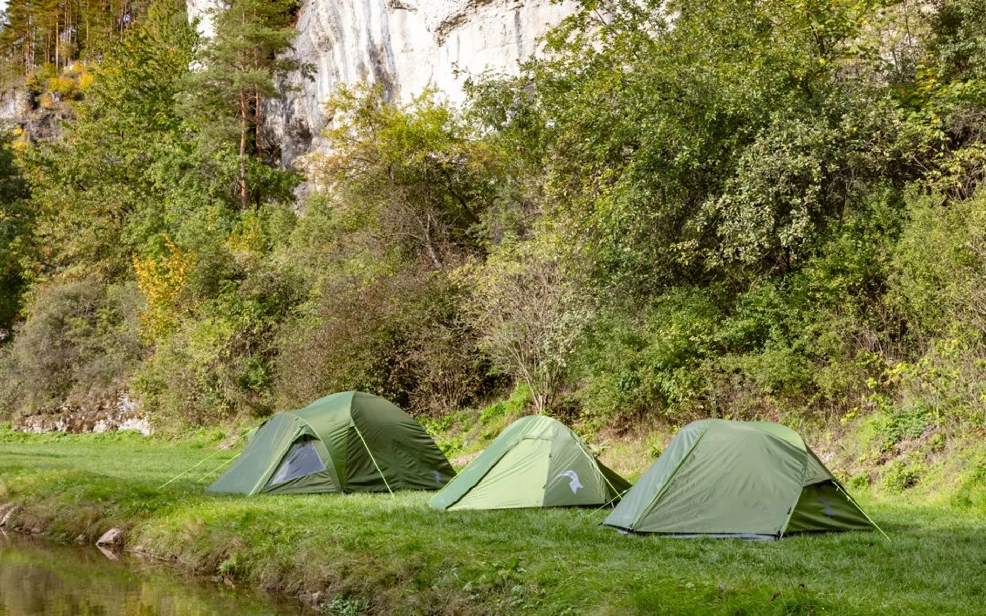 Mountain Guide Nola II Alu Trekkingzelt dunkelgrün für 2 Personen