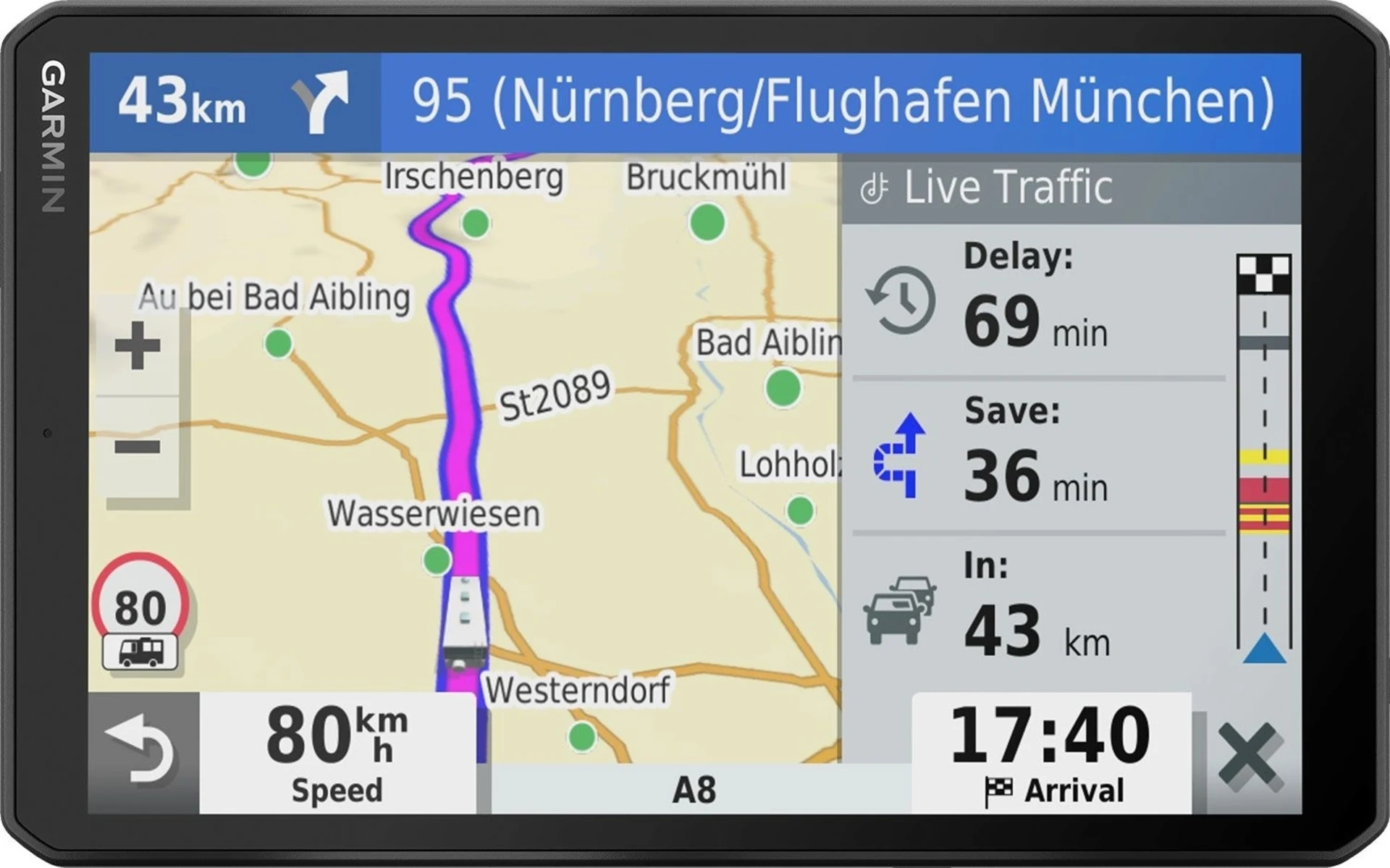 Garmin Vieo RV 852 écran / tablette pour unité de base 8