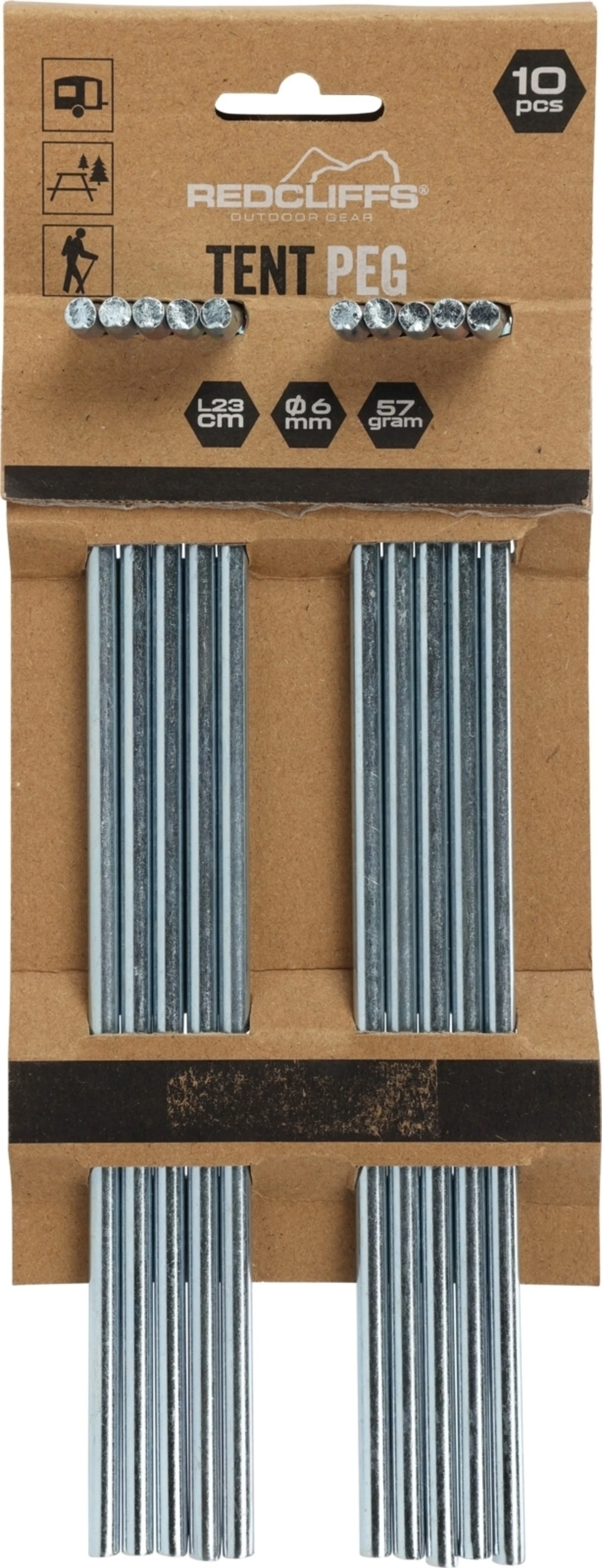 Zeltheringe Eisen 23cm - 10 Stk