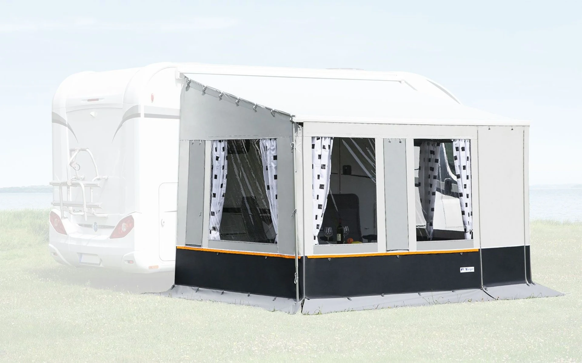 Berger Seitenwände XL für Thule Dach- und Wandmarkisen 260 - 280 cm