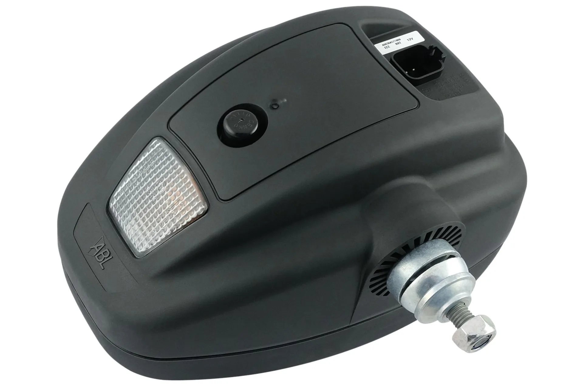 ABL - Halogen Aufbauscheinwerfer links 12 V Fern- und Abblendlicht (inkl. Blinker) Bef. Unten