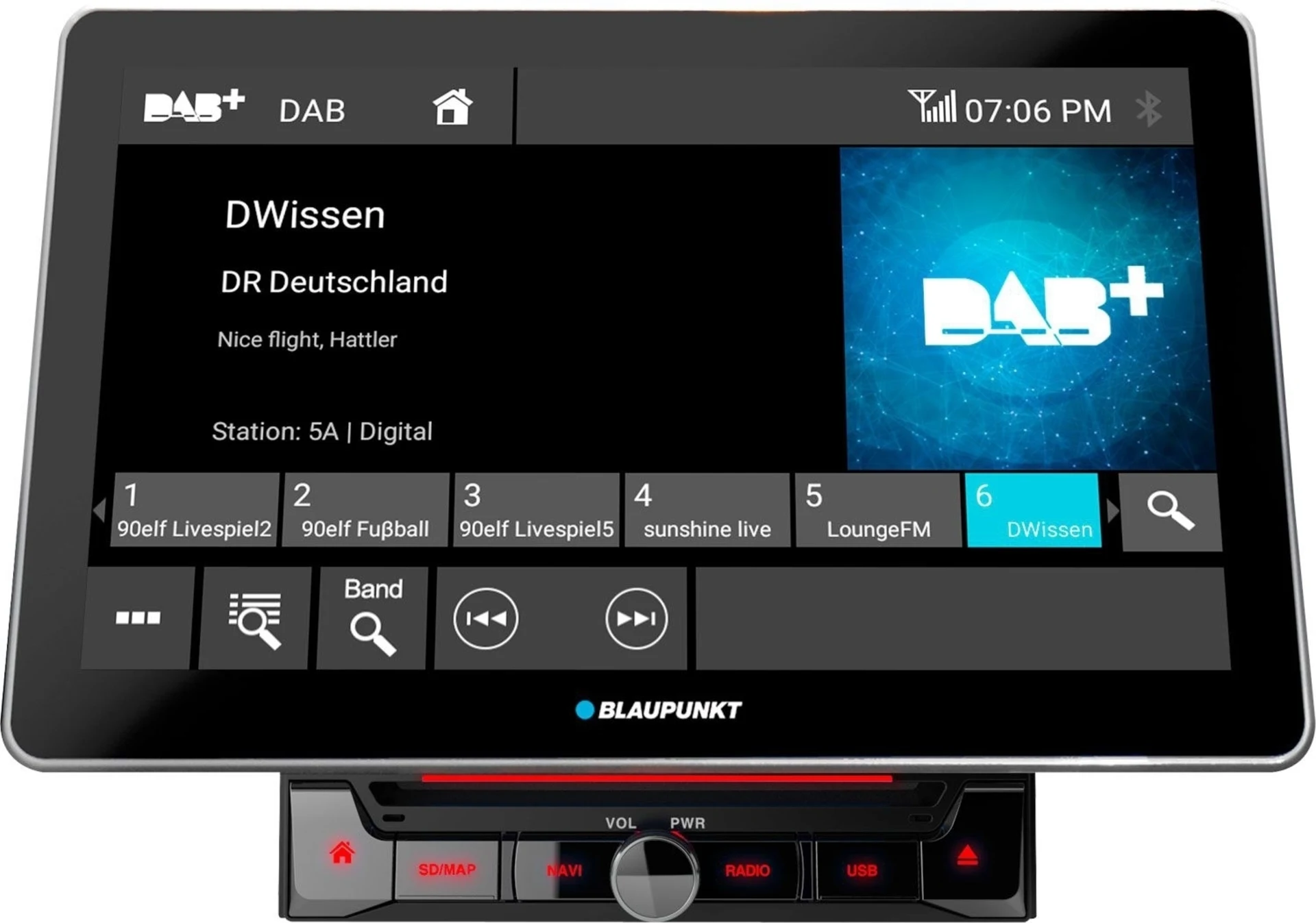 Blaupunkt Hamburg 990 DAB Europa Truck-Camper High-End Multimedia Navigationssystem im Tabletformat