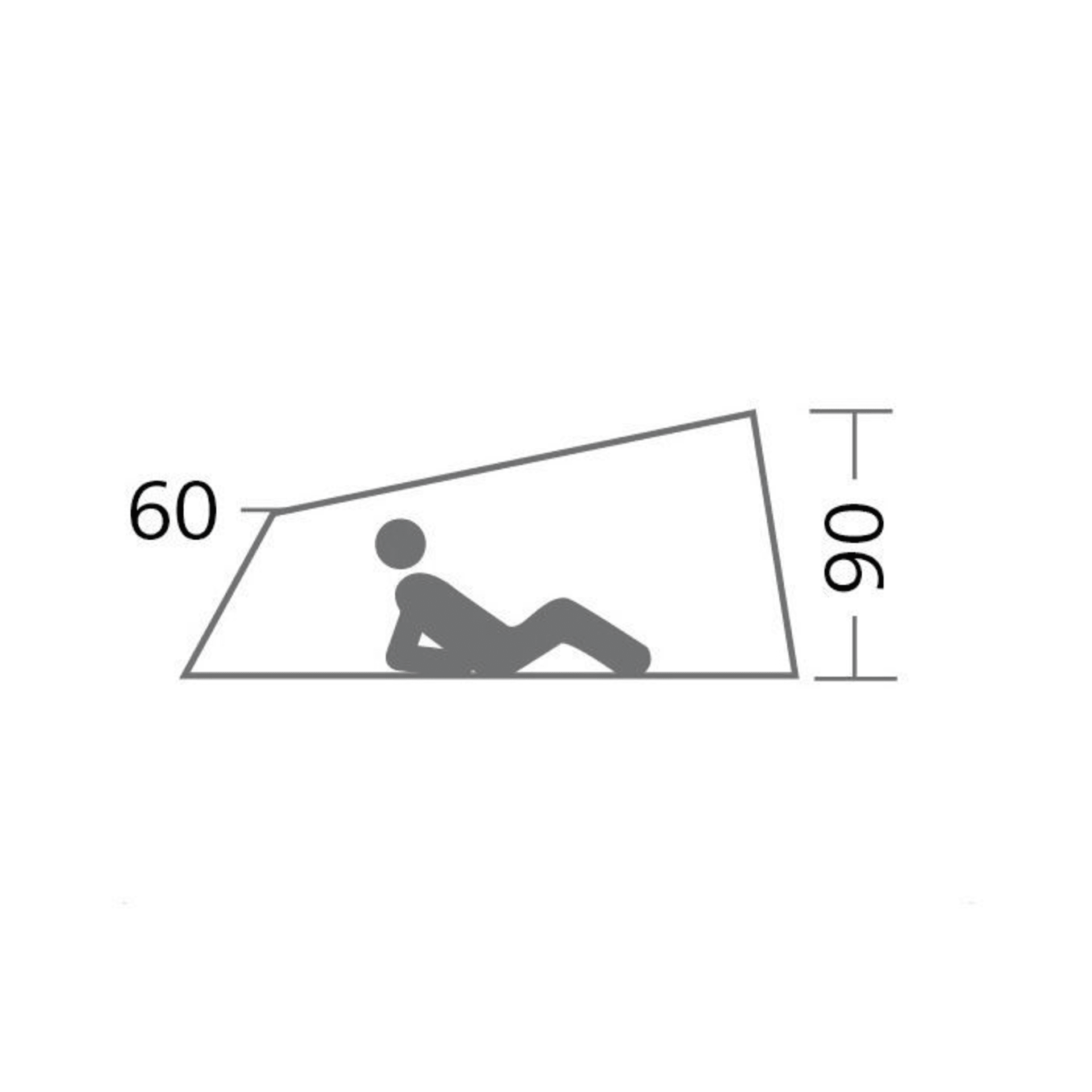 Tente de trekking Minilite 120 x 90 x 200 cm